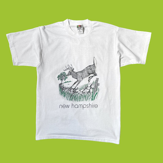 90s vintage New Hampshire Deer T-shirt