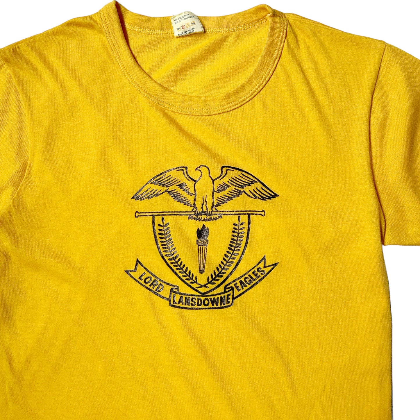 80s Vintage Lord Lansdowne Eagles School T-shirt