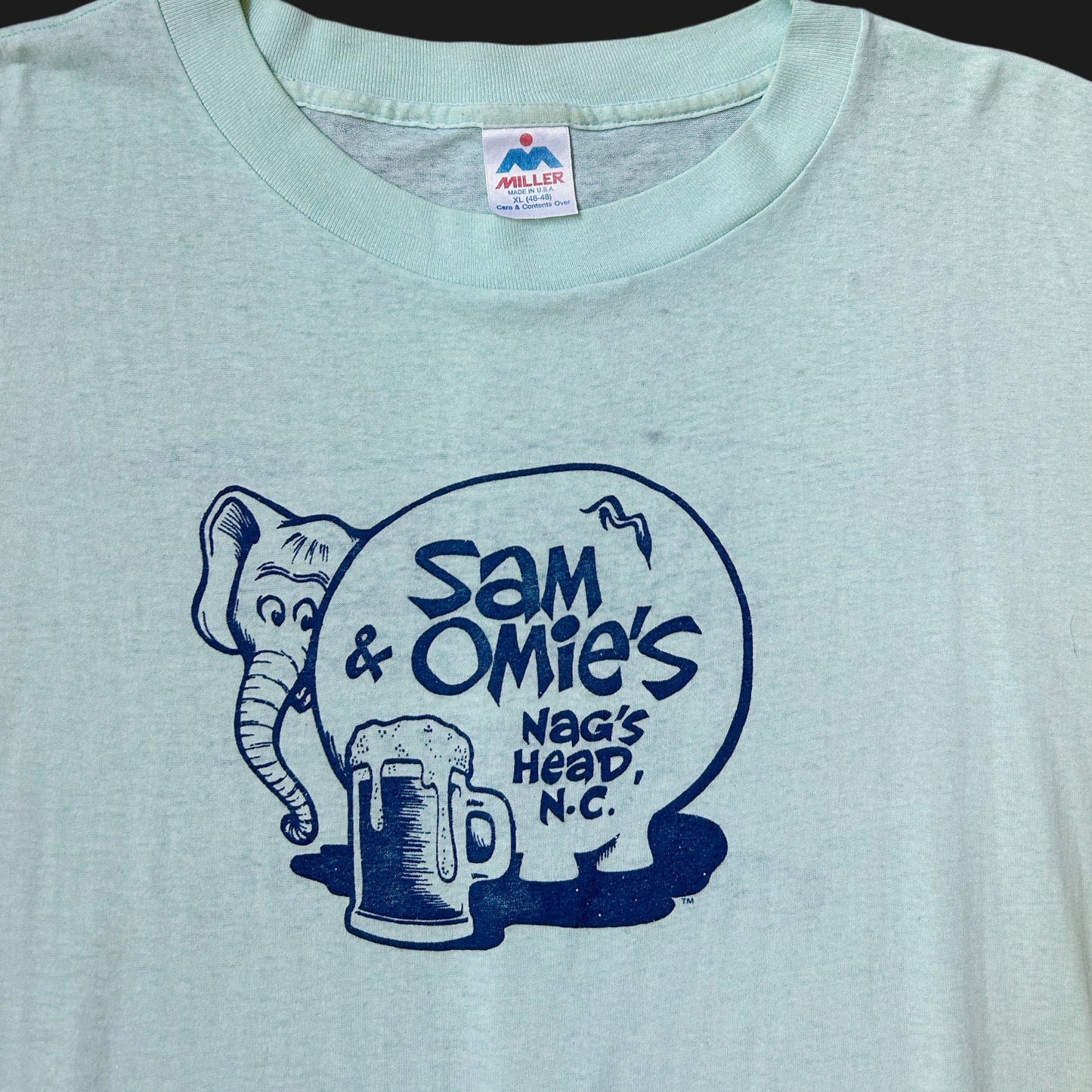 80s Vintage Sam & Omie’s restaurant t-shirt