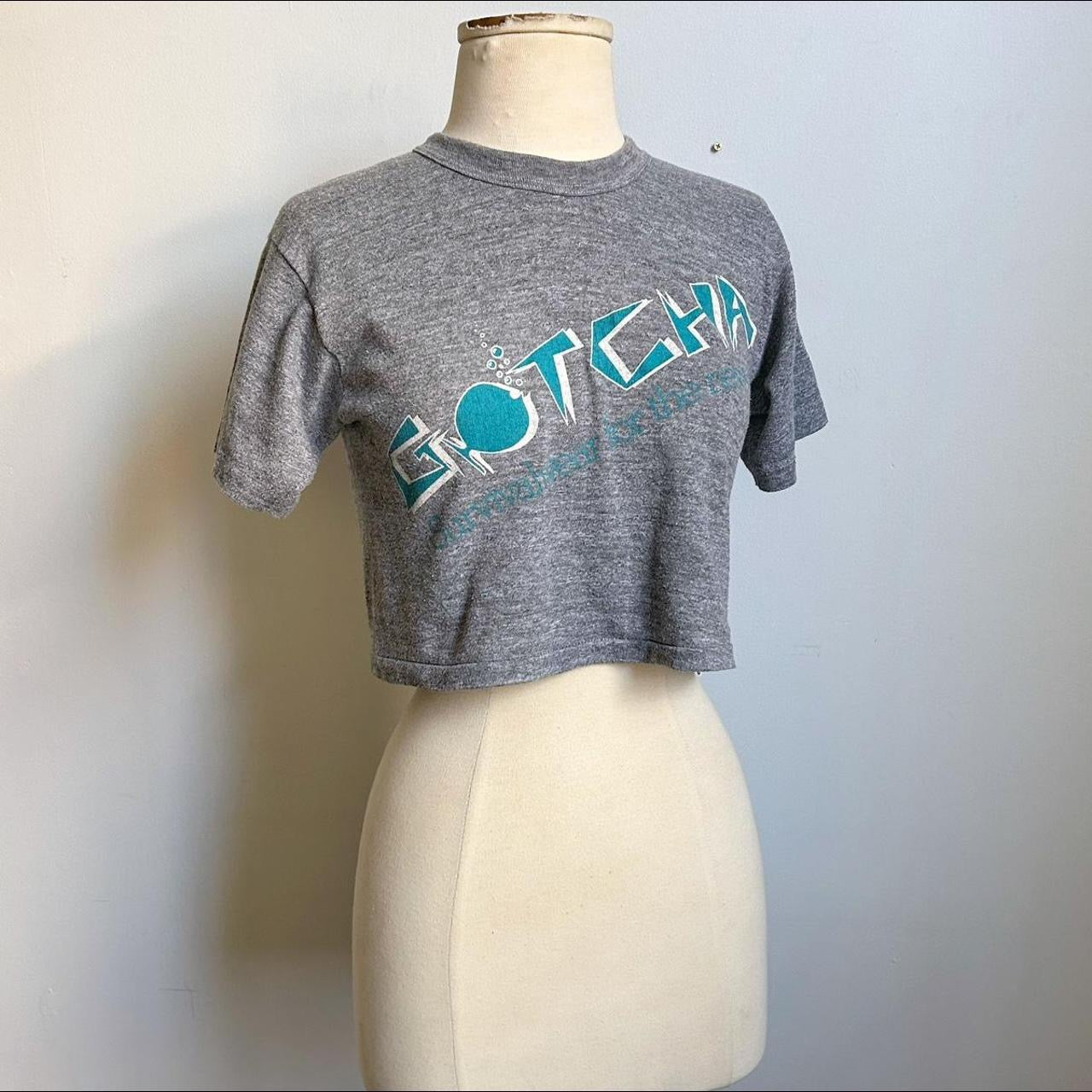 90s Vintage Gotcha Crop T-shirt