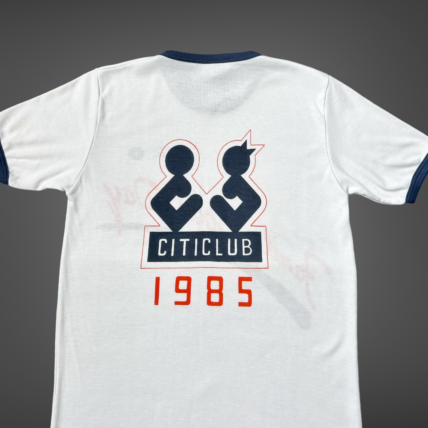 80s vintage Family Sports Day ringer tee