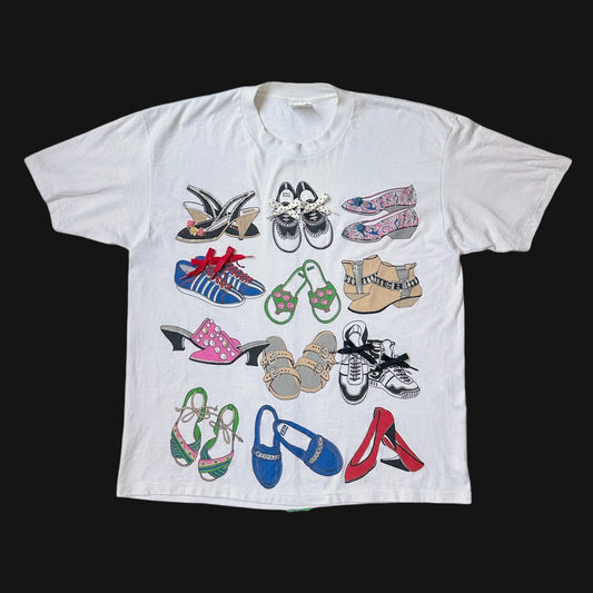 90s Vintage Shoes T-shirt