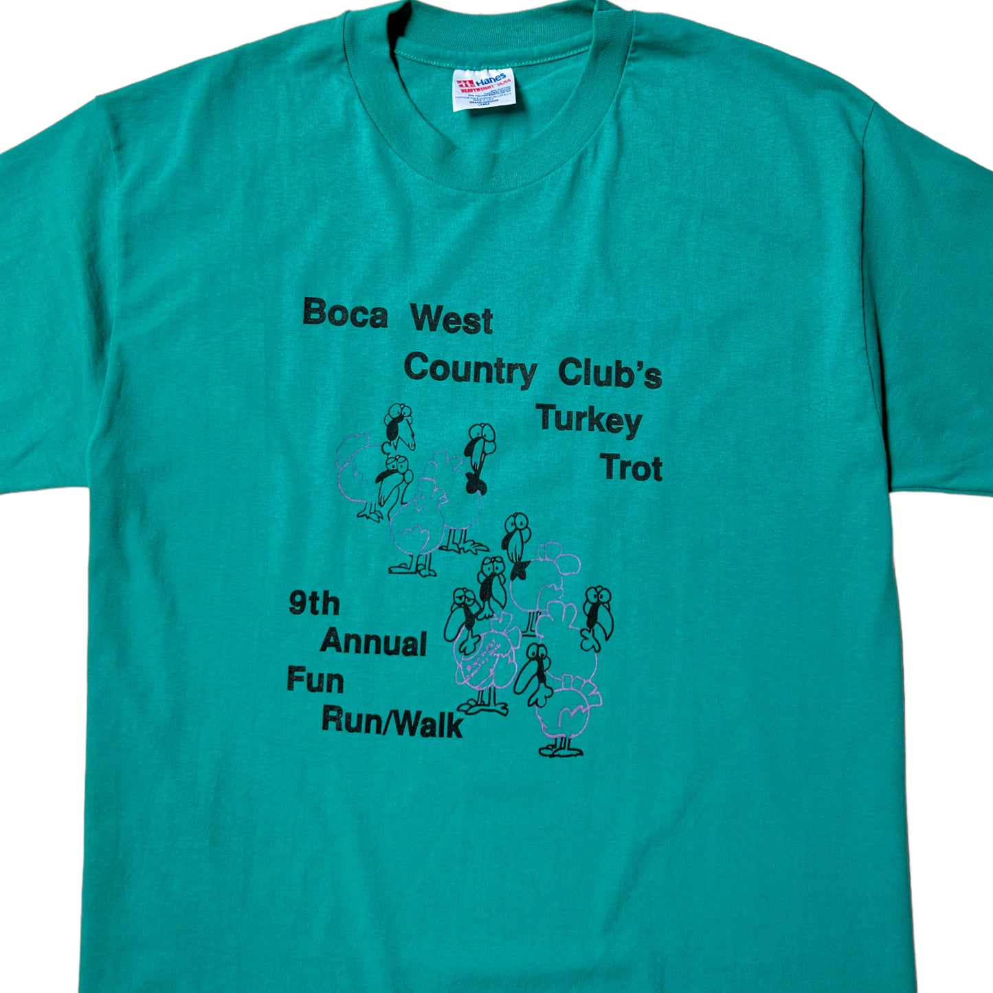 90s Vintage Turkey Trot Race T-shirt