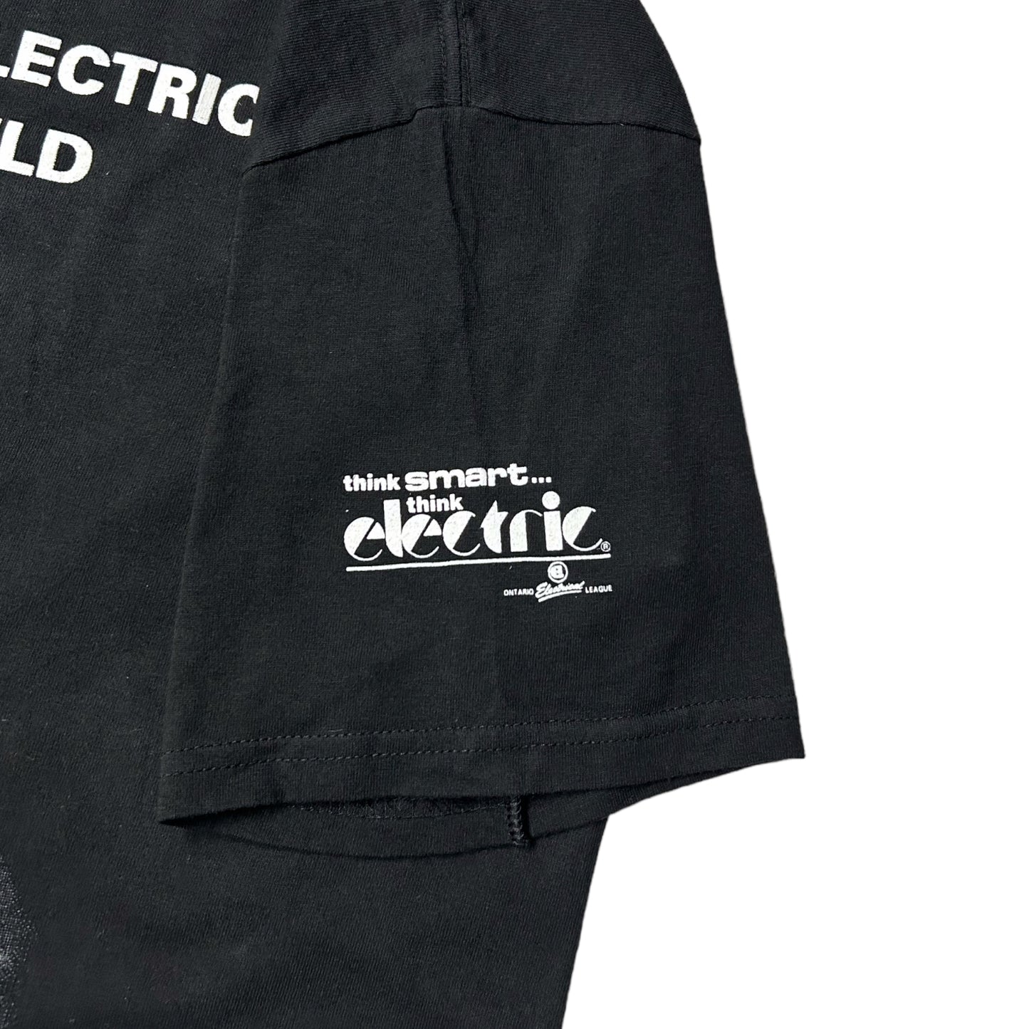 90s Vintage "Without Electricity Where Would You Be?" t-shirt