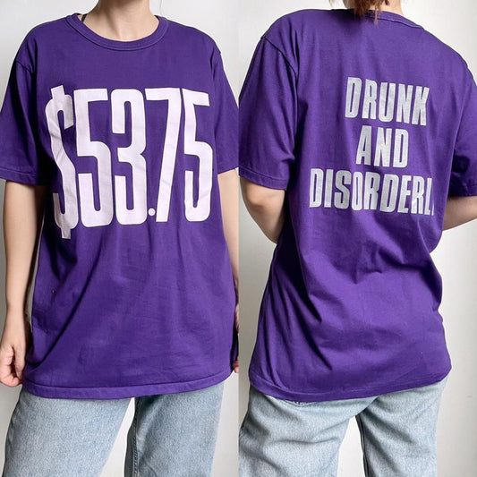 80s Vintage Drunk and Disorderly T-shirt