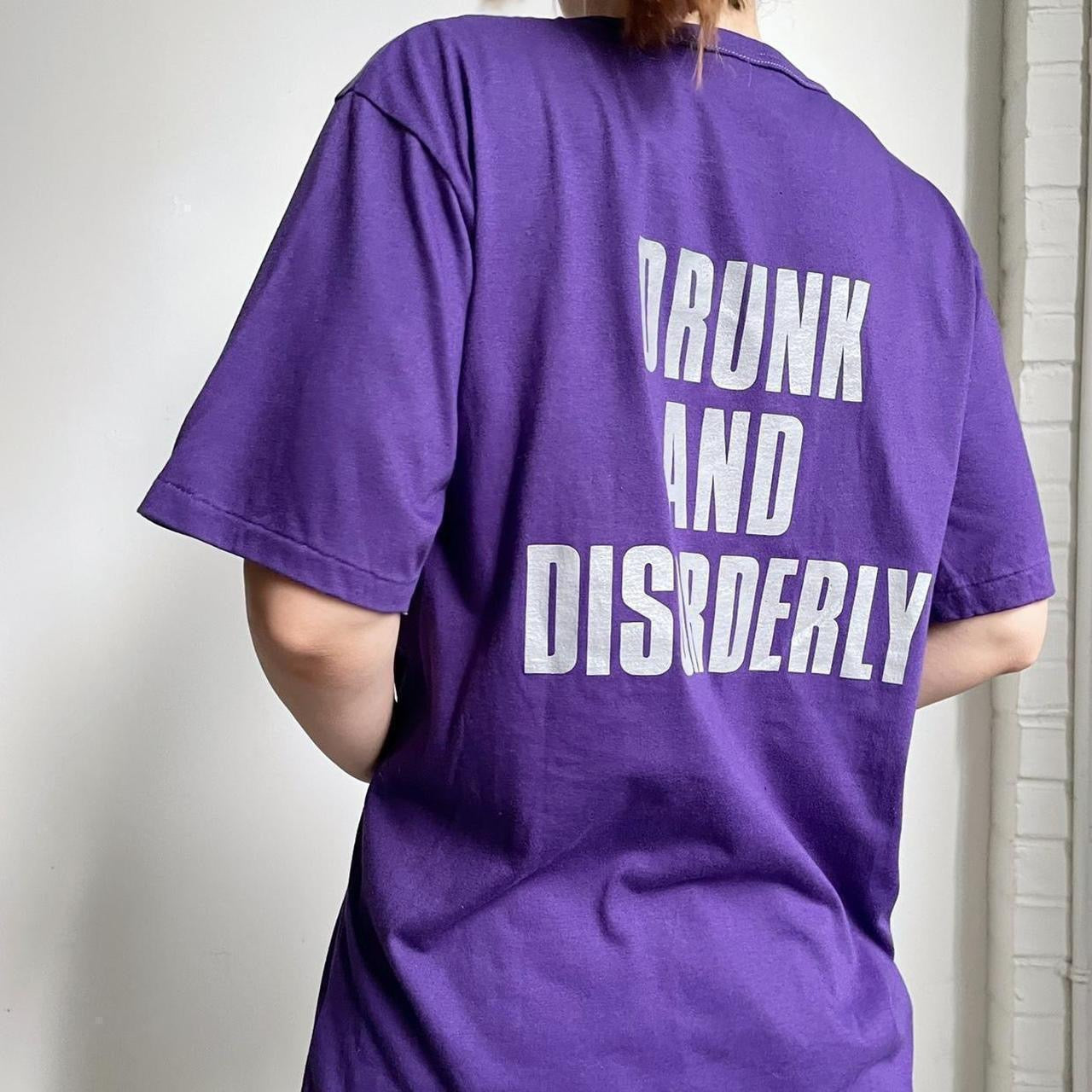 80s Vintage Drunk and Disorderly T-shirt