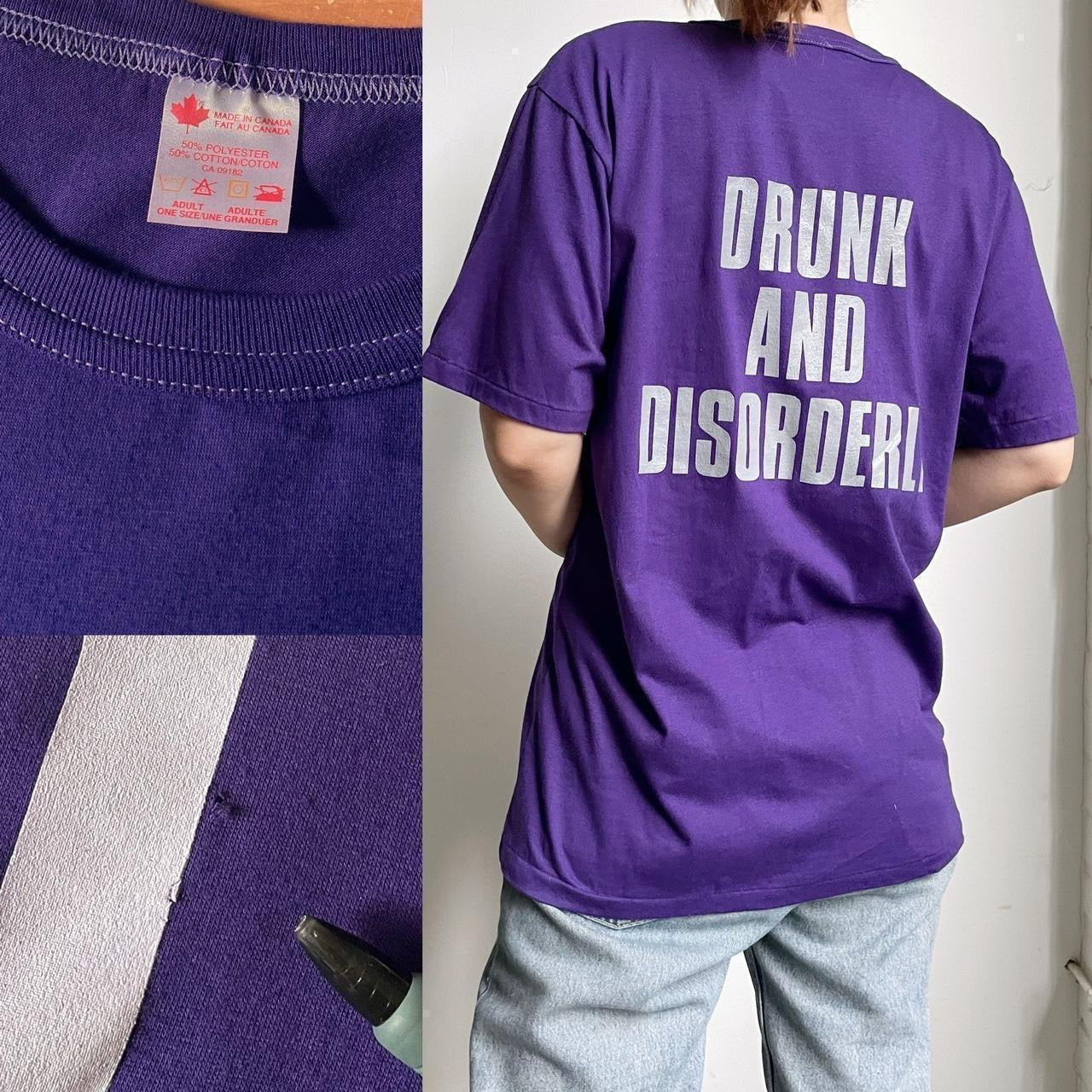 80s Vintage Drunk and Disorderly T-shirt