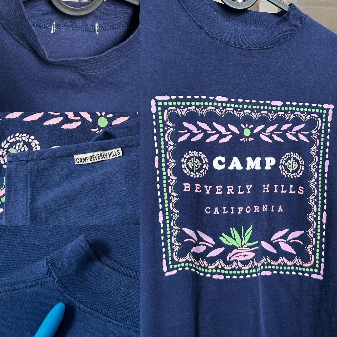 Vintage fashion camp Beverly hill t-shirt