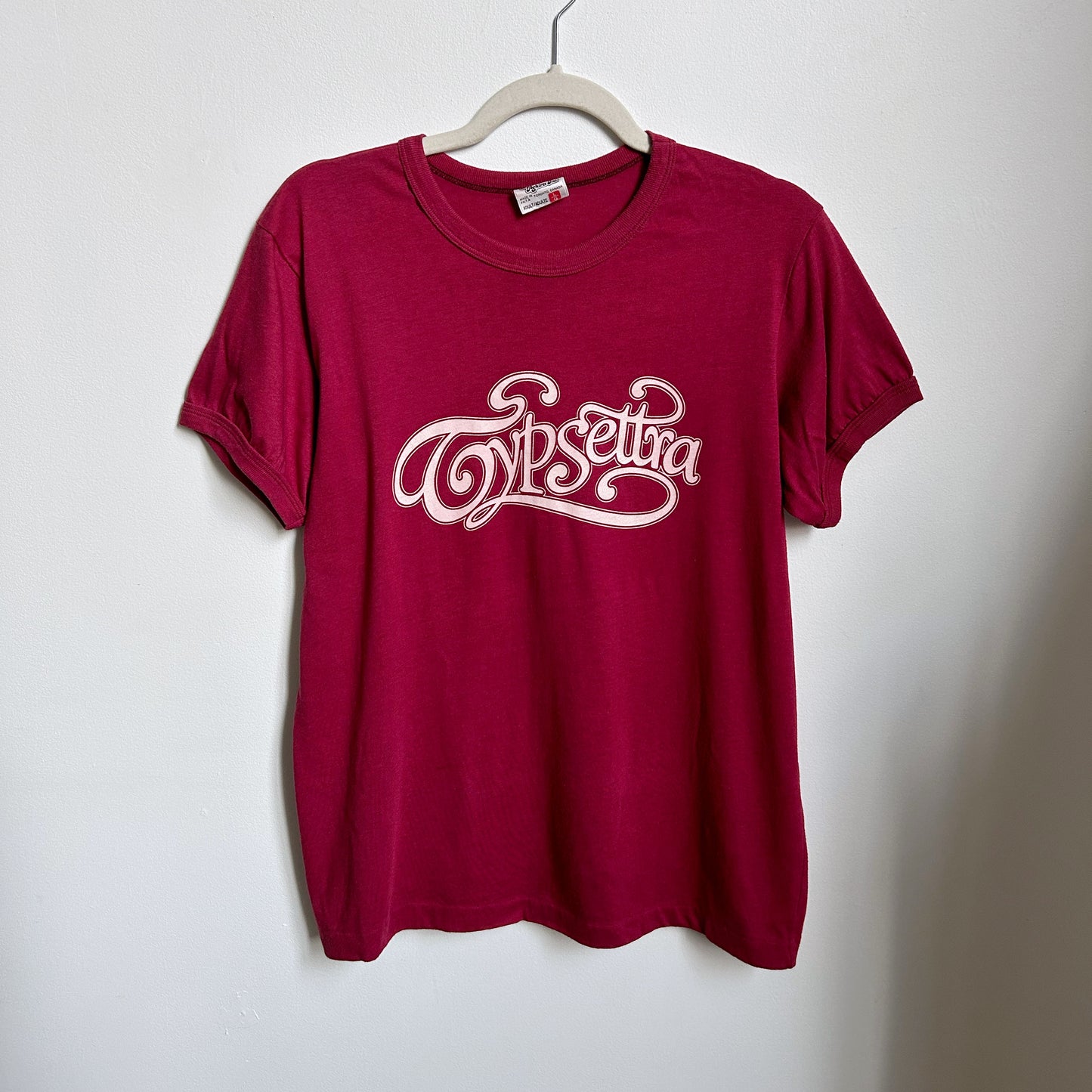 70s Vintage Typsettra Font Design T-shirt