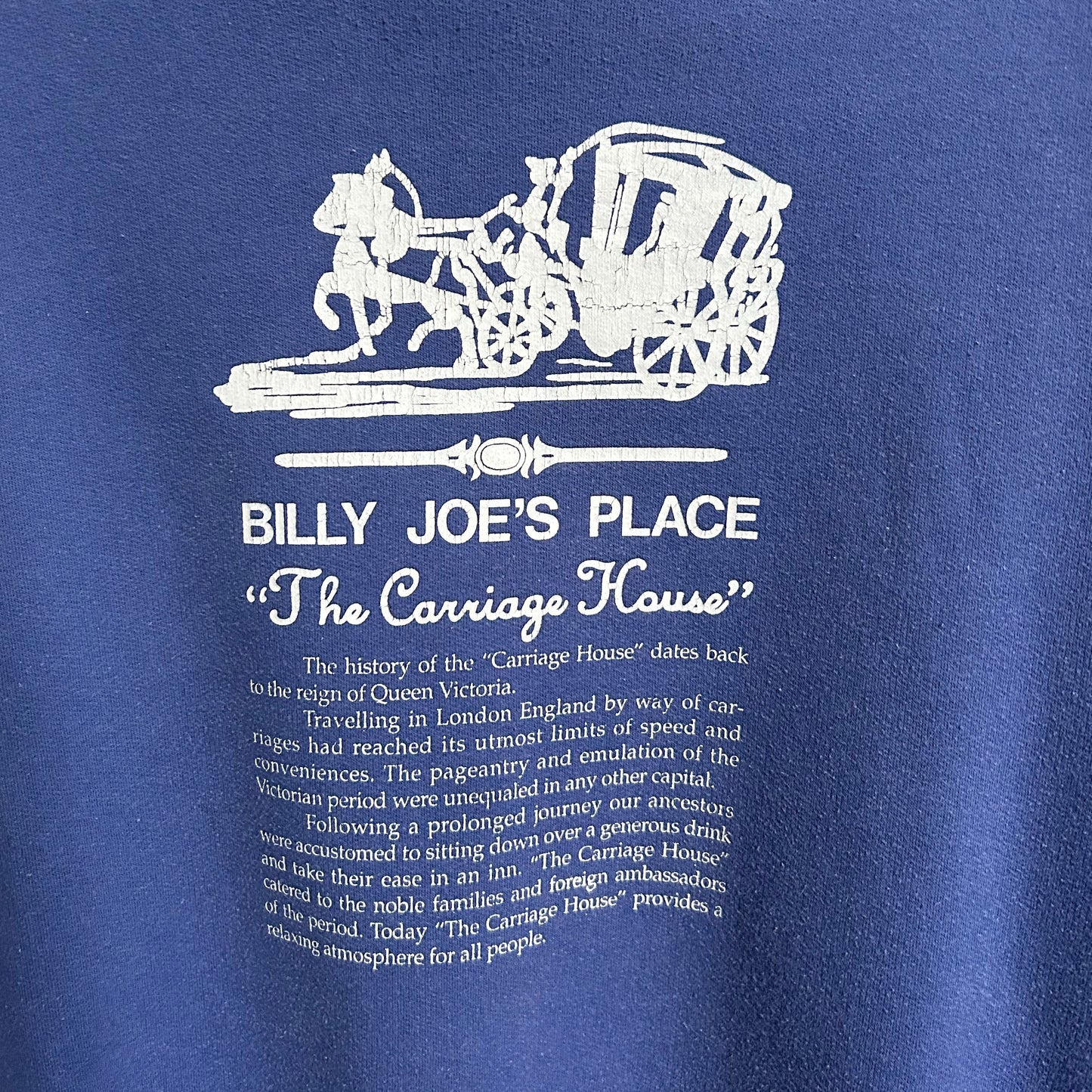 90s Vintage "The Carriage House" history Sweatshirt