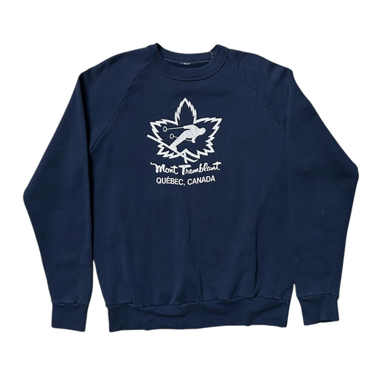 80s Vintage Mont Tremblant Ski Sweatshirt.