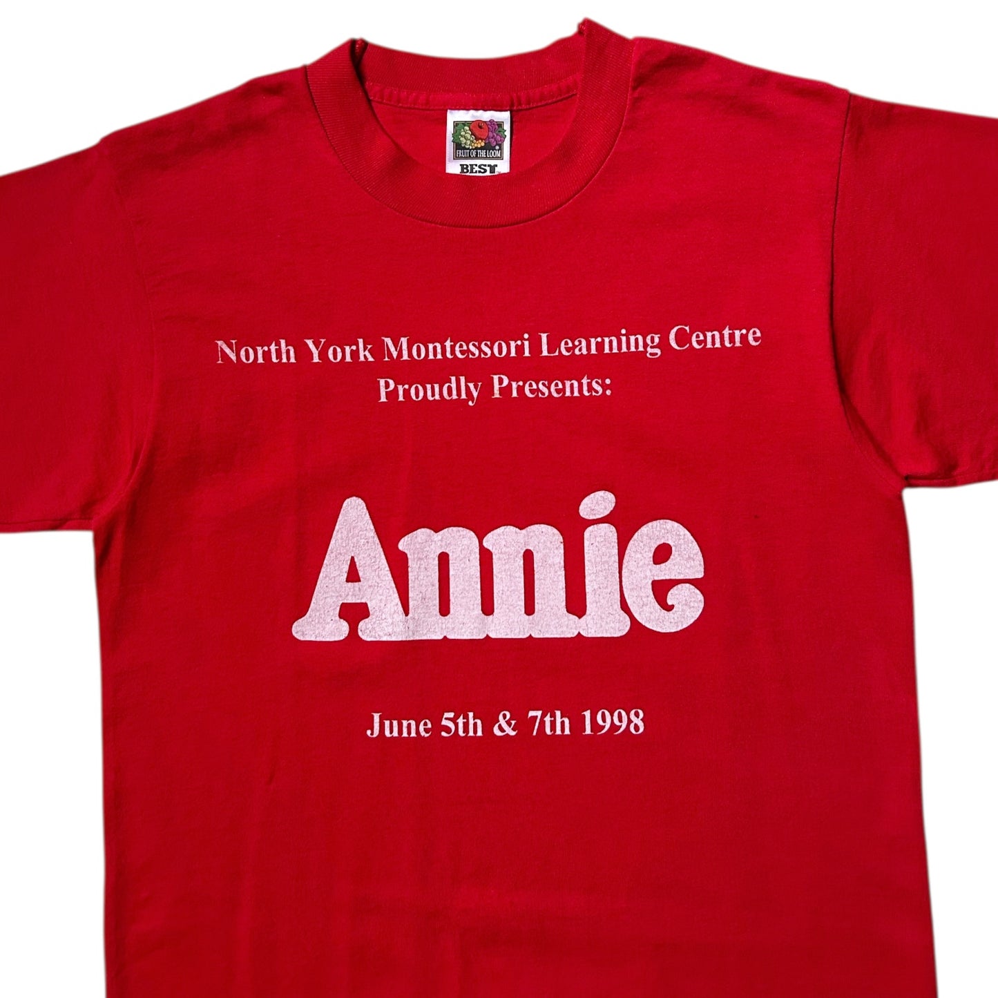 90s Vintage Annie Musical T-Shirt.