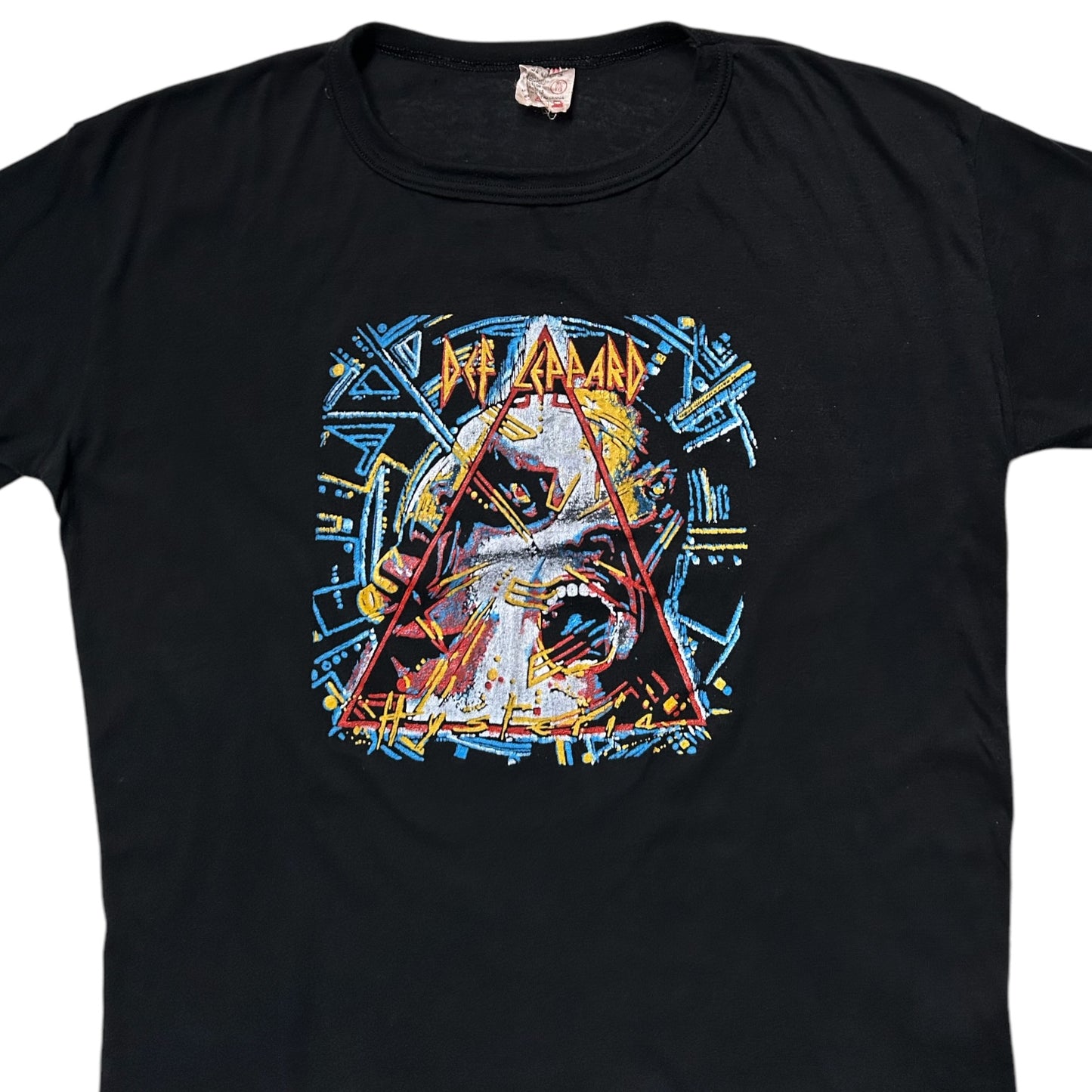 80s Vintage Def Leppard Hysteria T-shirt.