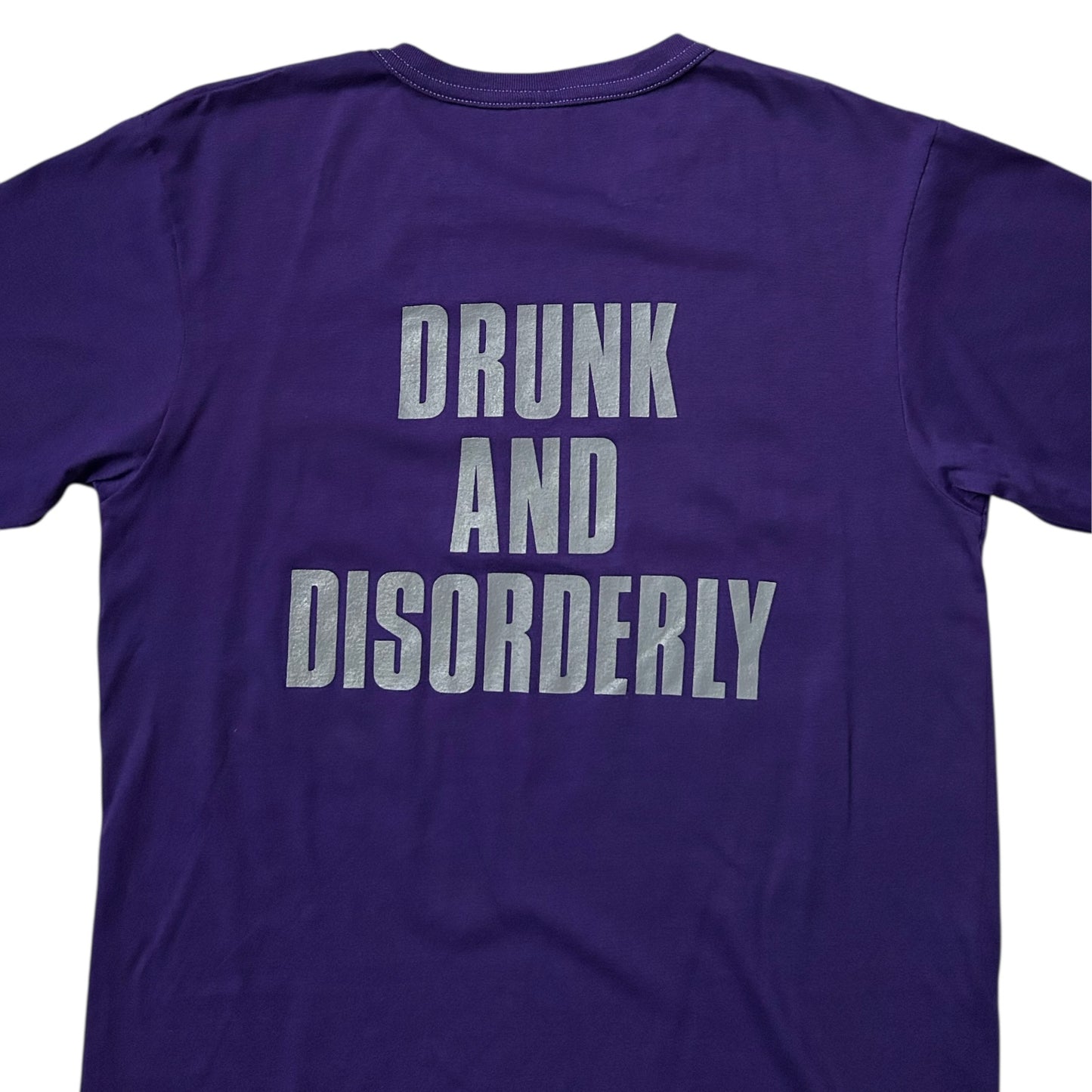 80s Vintage $53.75 Drunk and Disorderly T-shirt.