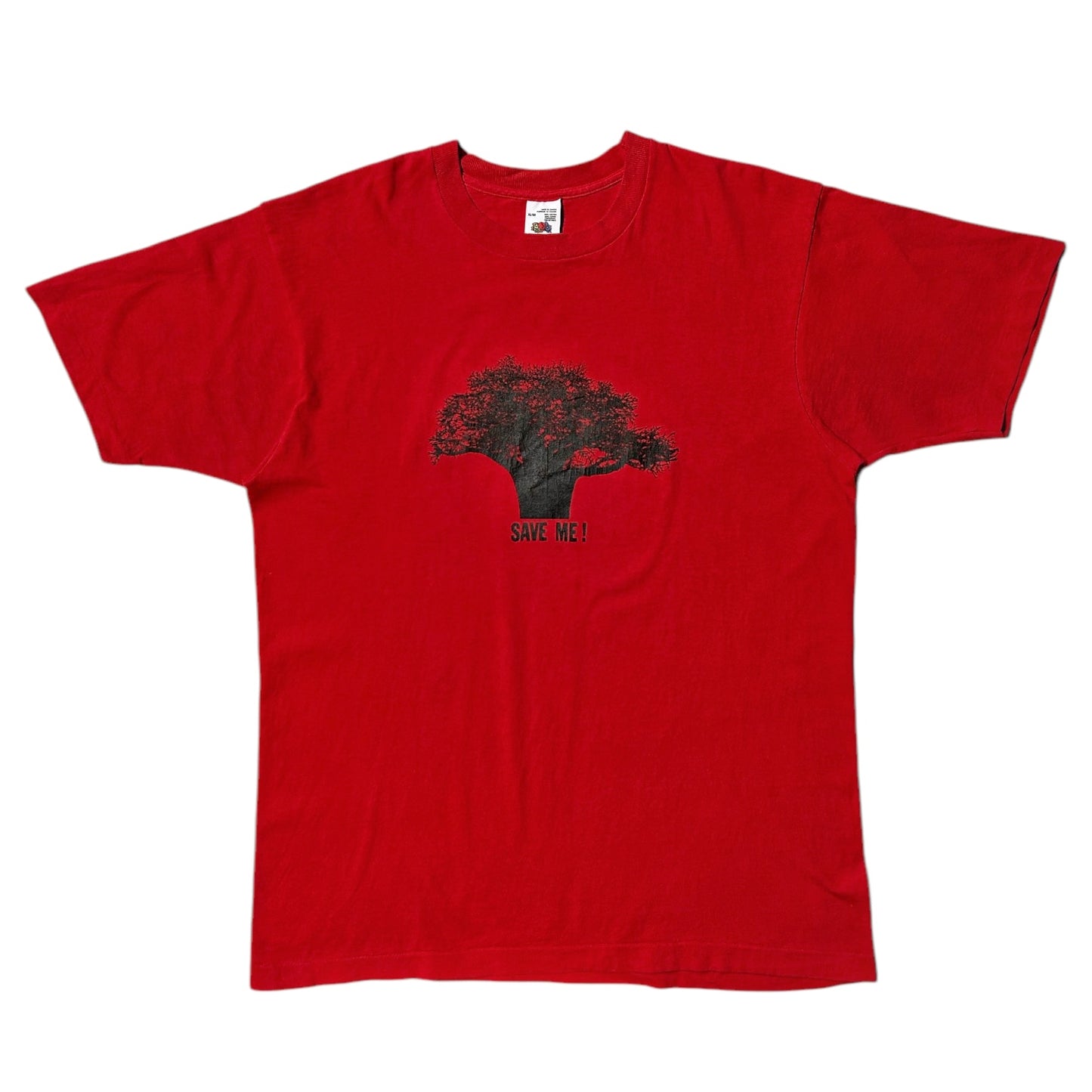 90s Vintage SAVE ME! tree t-shirt.