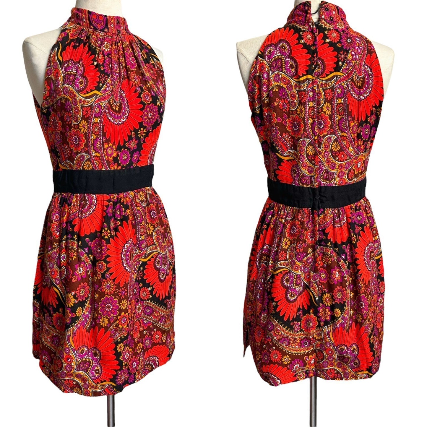 70s vintage psychedelic tunic top.