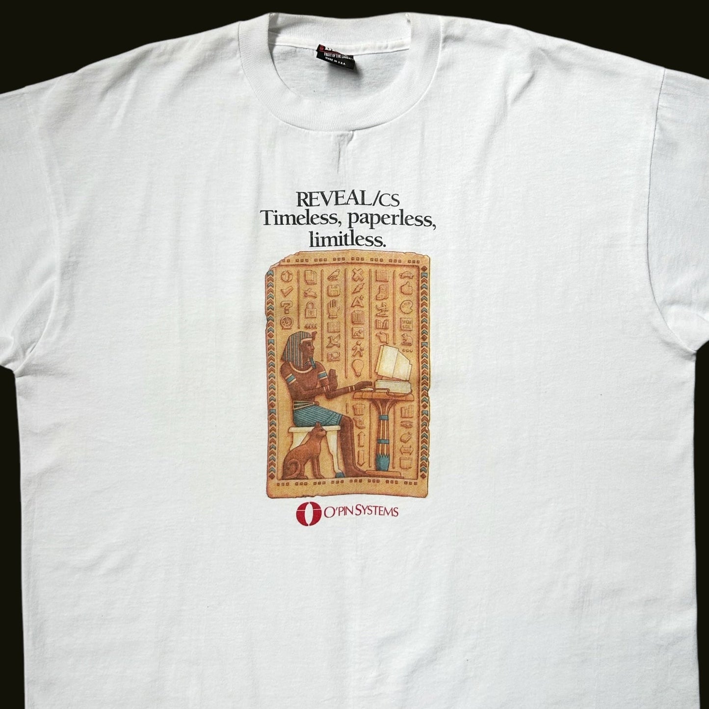 90s Vintage Reveal/CS papyrus t-shirt.