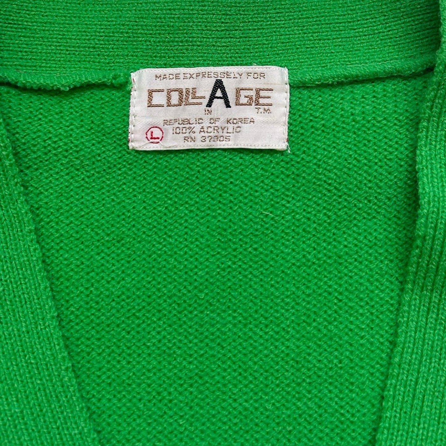 70s vintage short sleeve cardigan top.