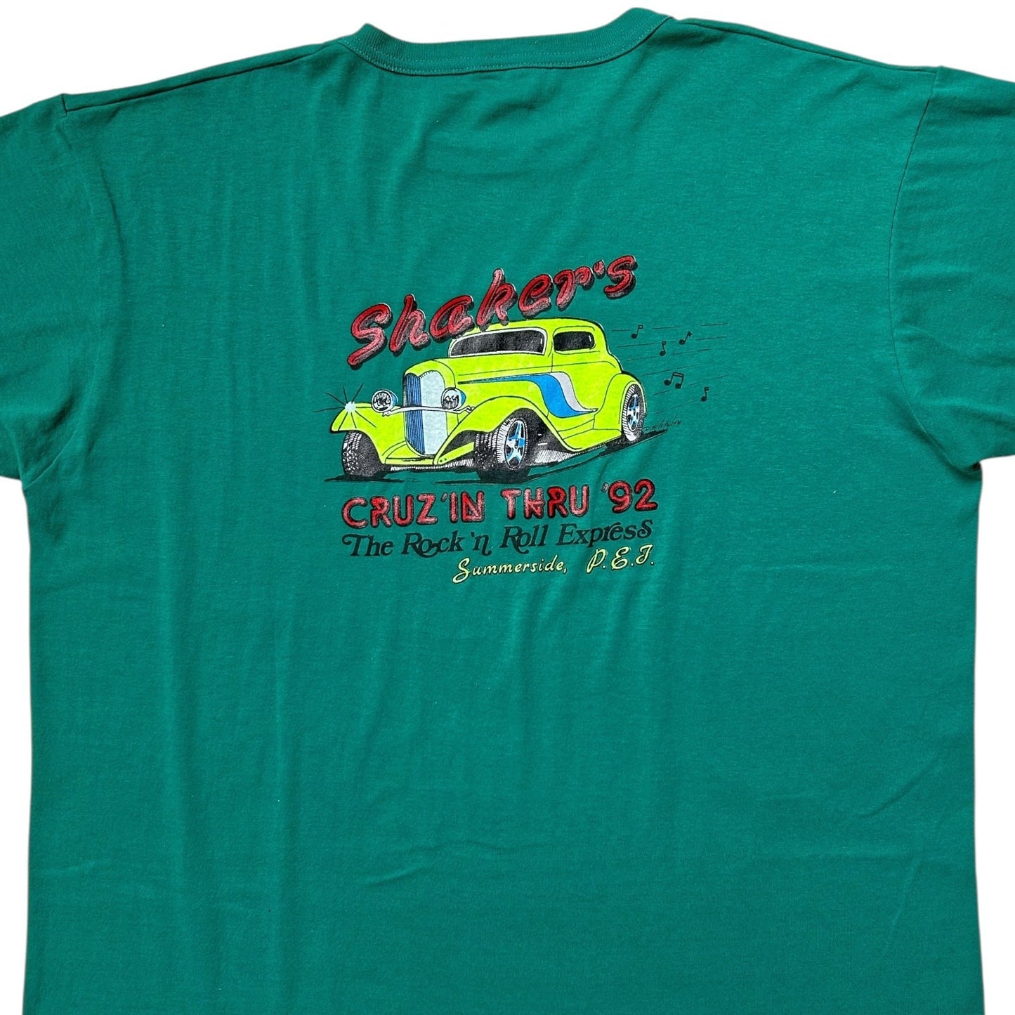 90s vintage Shaker’s Rock ‘n Roll Restaurant t-shirt.