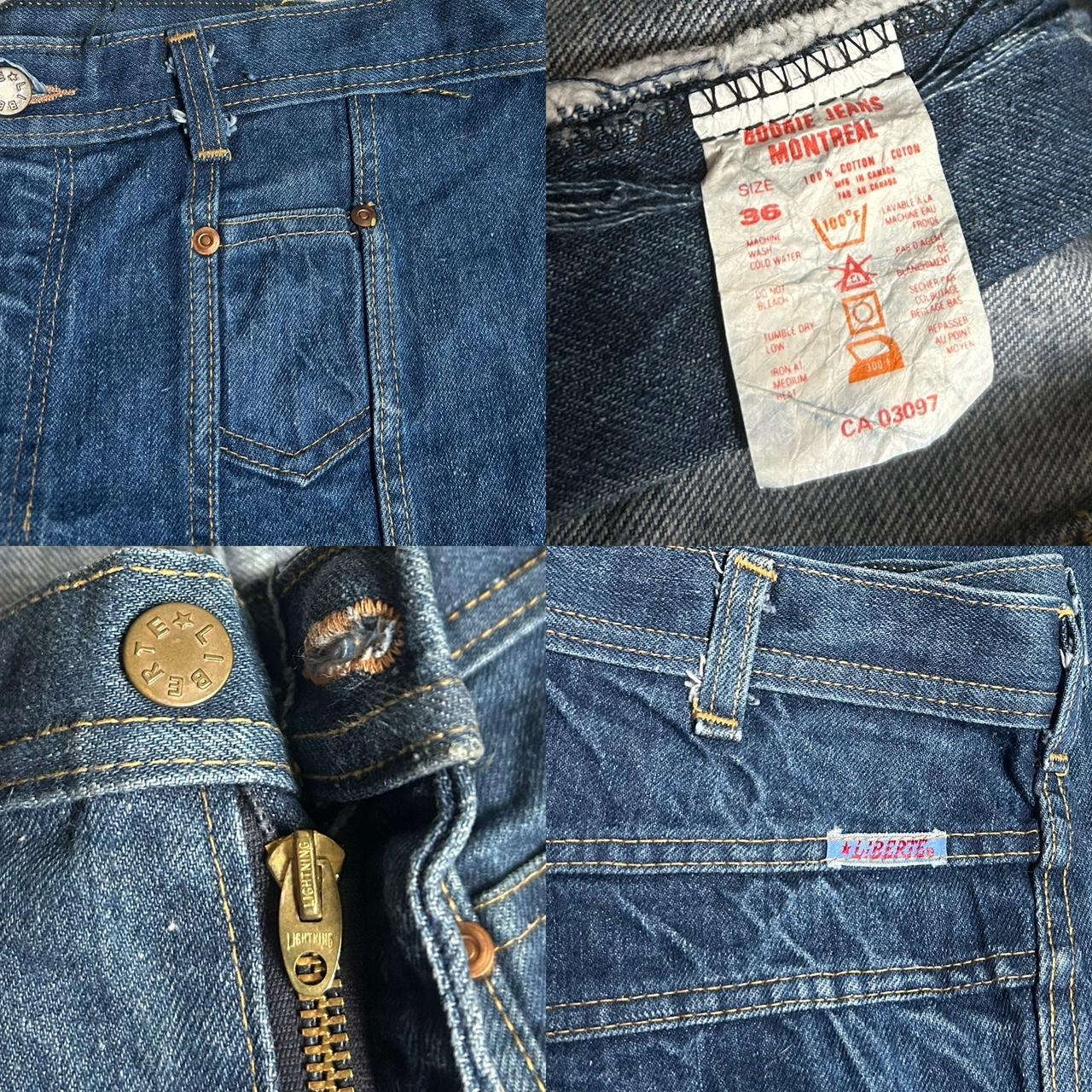 70s vintage Wideleg panelled jeans.