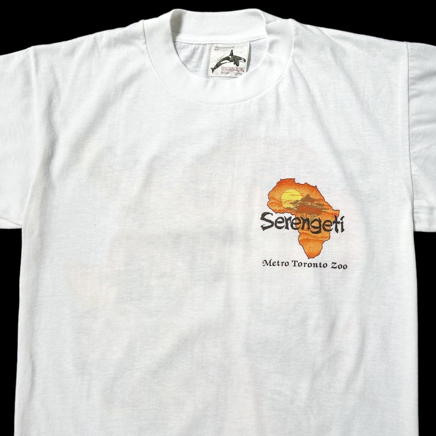 80s Vintage Serengeti Toronto Zoo T-shirt.