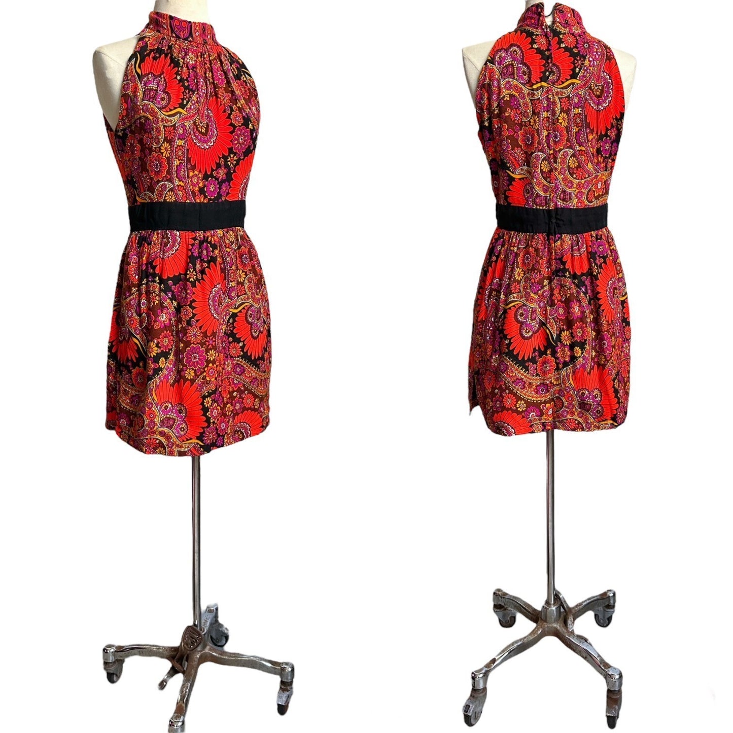 70s vintage psychedelic tunic top.