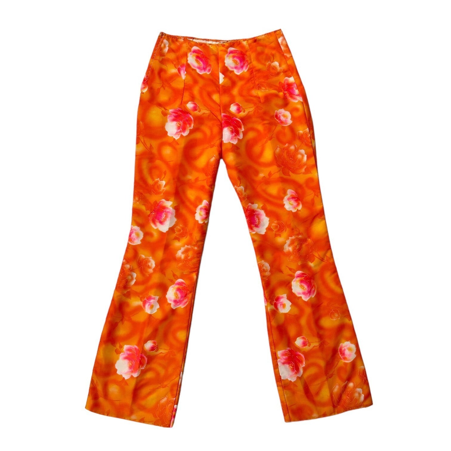 60s vintage psychedelic flare pants.