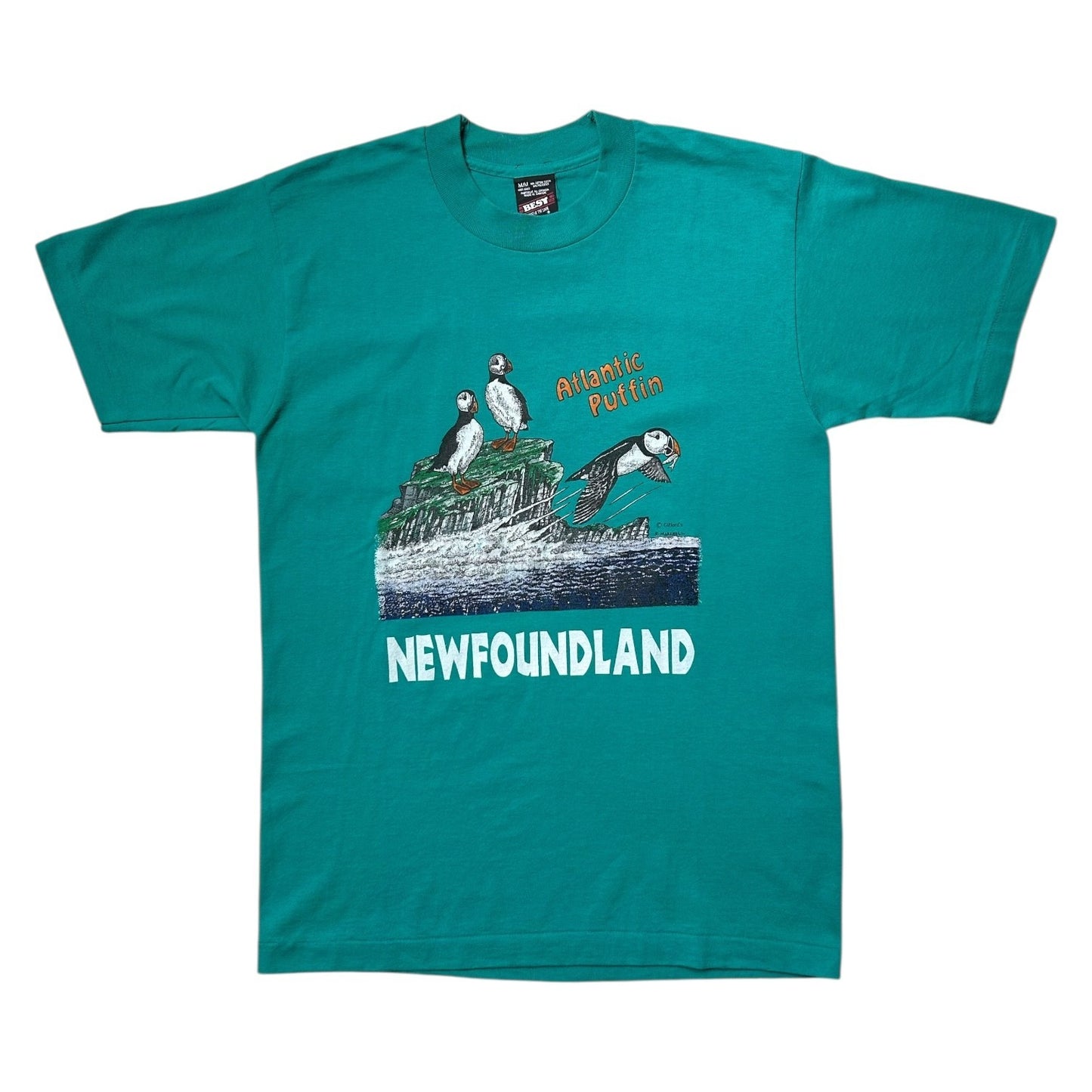 90s vintage Atlantic Puffin Newfoundland T-shirt.