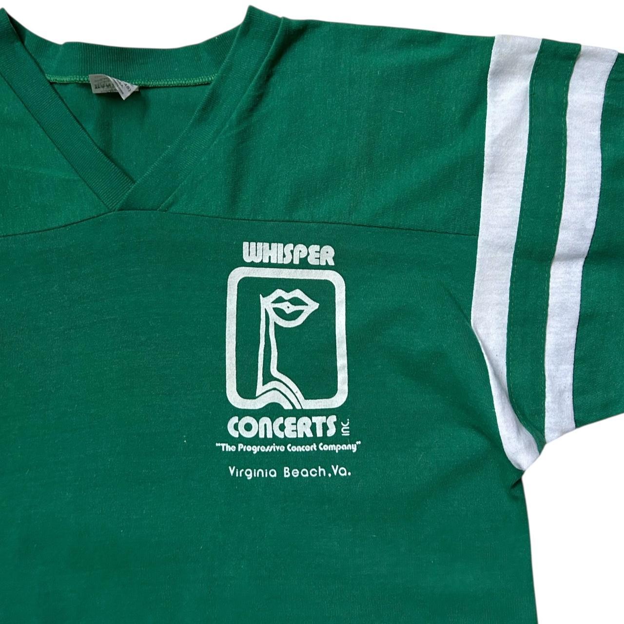 70s vintage Whisper Concerts Inc T-shirt