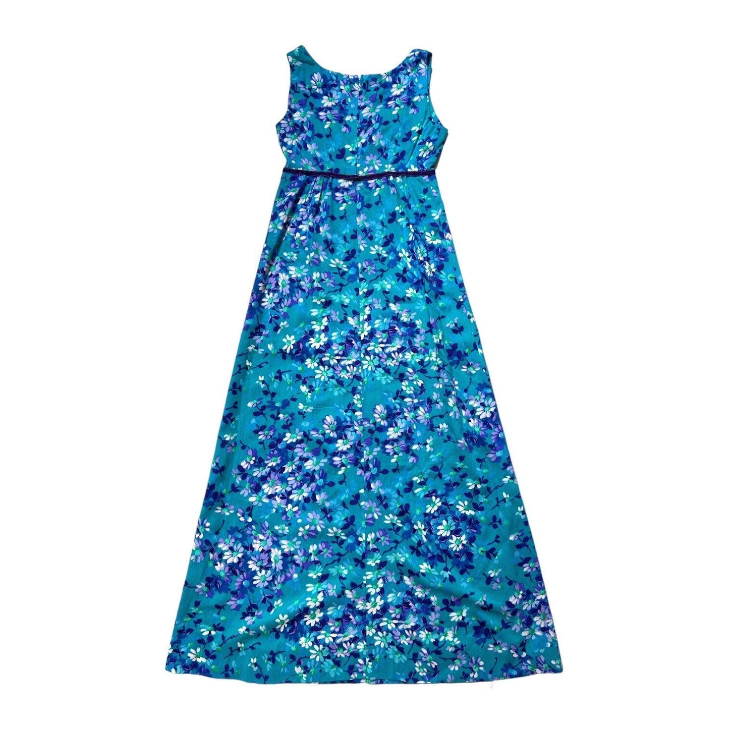 70s Vintage Hawaiian Empire Waist Daisy Dress.