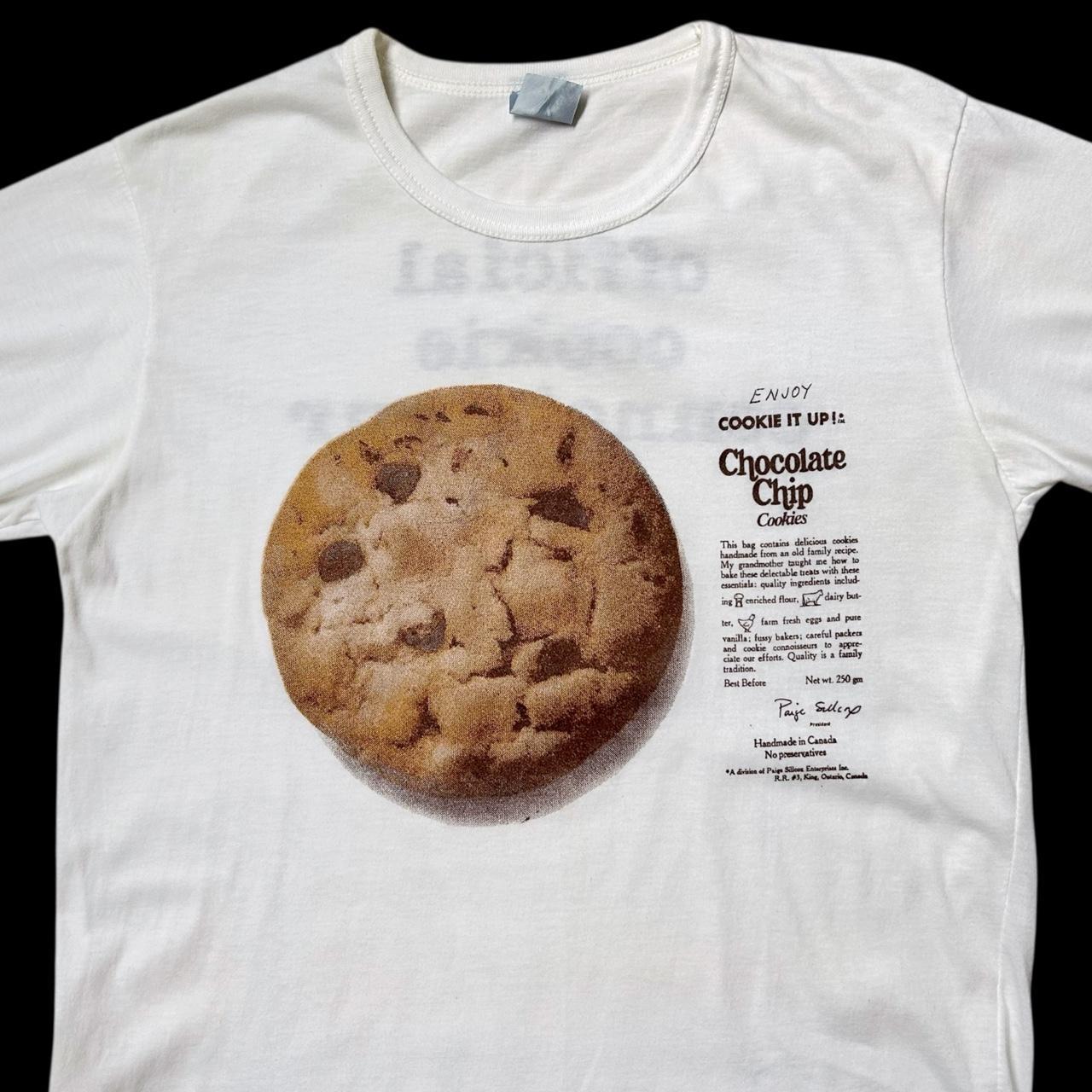 80s vintage chocolate chip cookie t-shirt