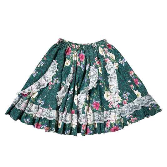 80s vintage Pitchfork brand squaredancing western skirt.