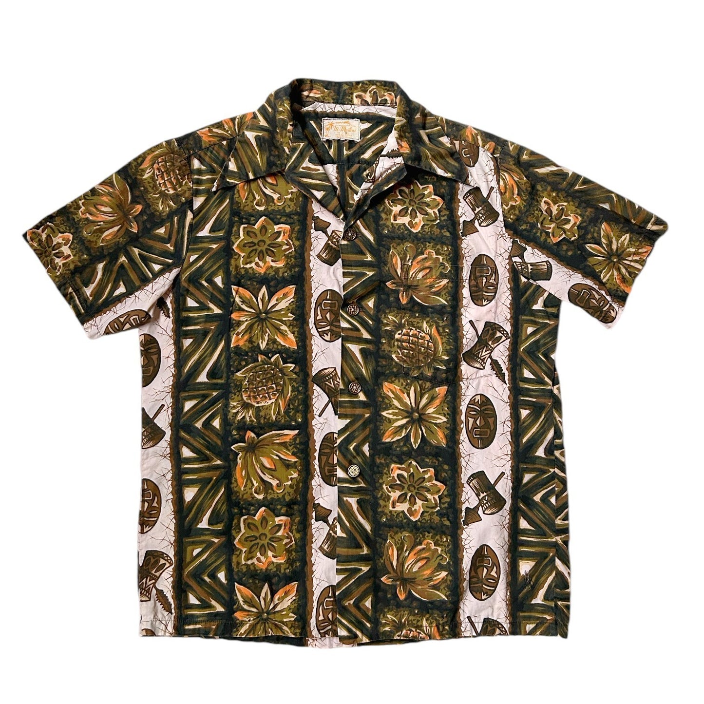 60s 70s Vintage Ui-Maikai Hawaiian Shirt.