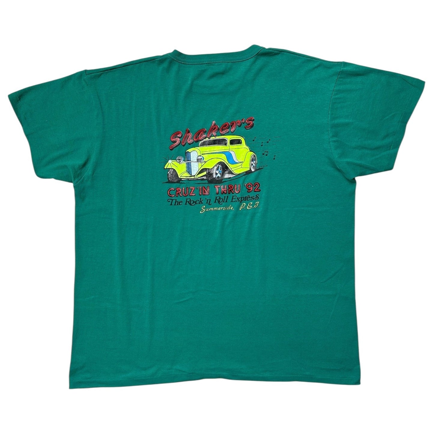 90s vintage Shaker’s Rock ‘n Roll Restaurant t-shirt.