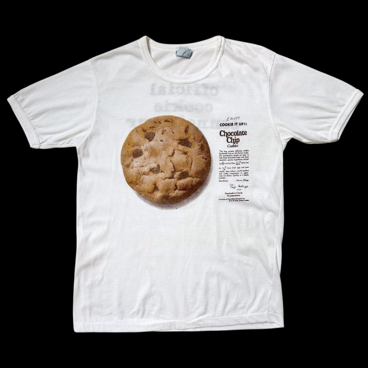 80s vintage chocolate chip cookie t-shirt