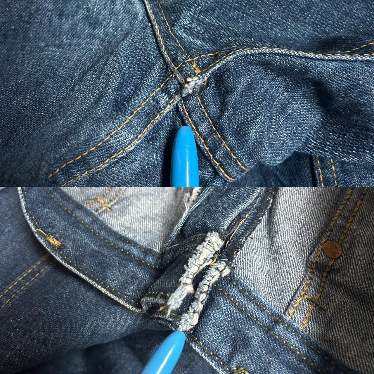 70s vintage Wideleg panelled jeans.