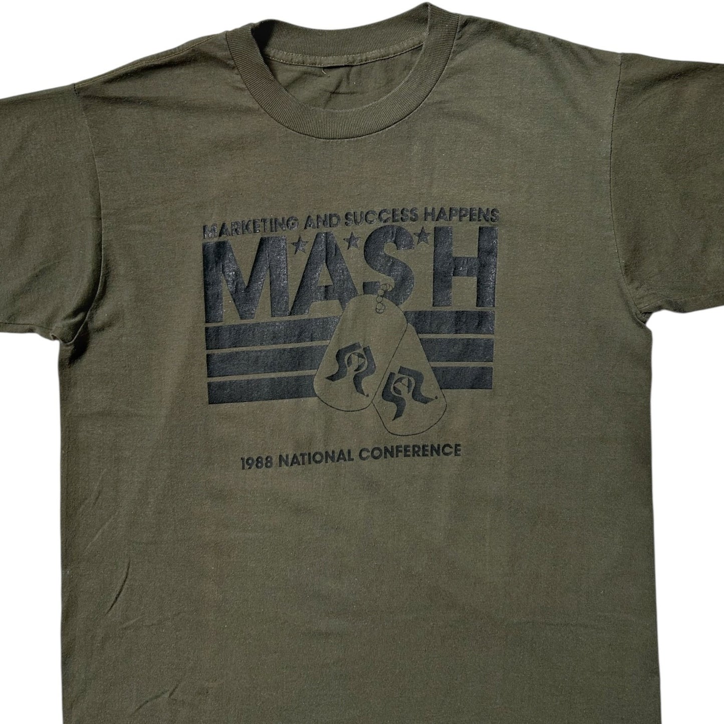 80s vintage MASH 1988 Marketing Conference t-shirt.
