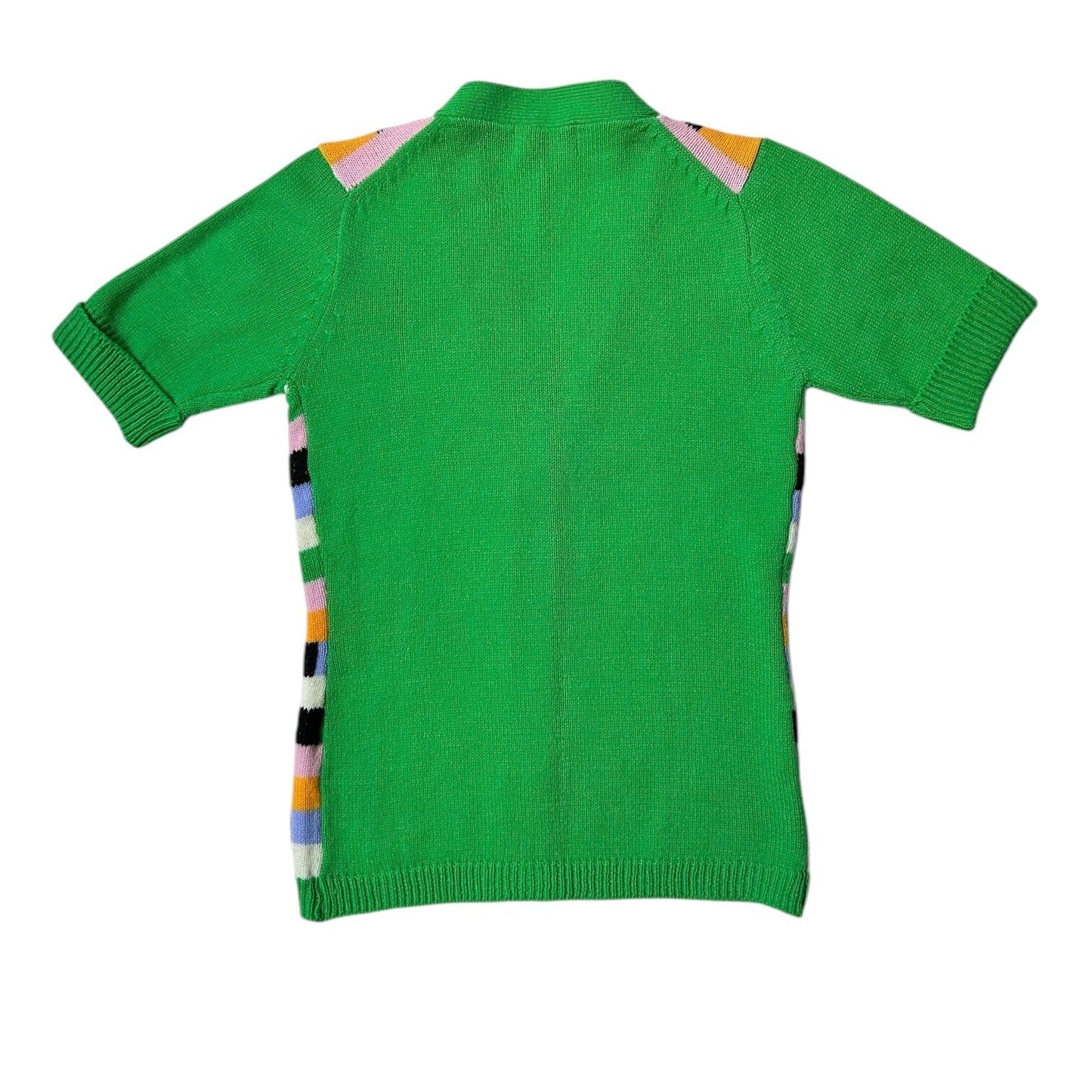 70s vintage short sleeve cardigan top.