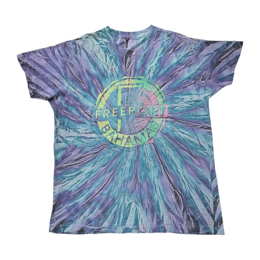 90s Vintage Tie Dye Bahamas T-shirt.