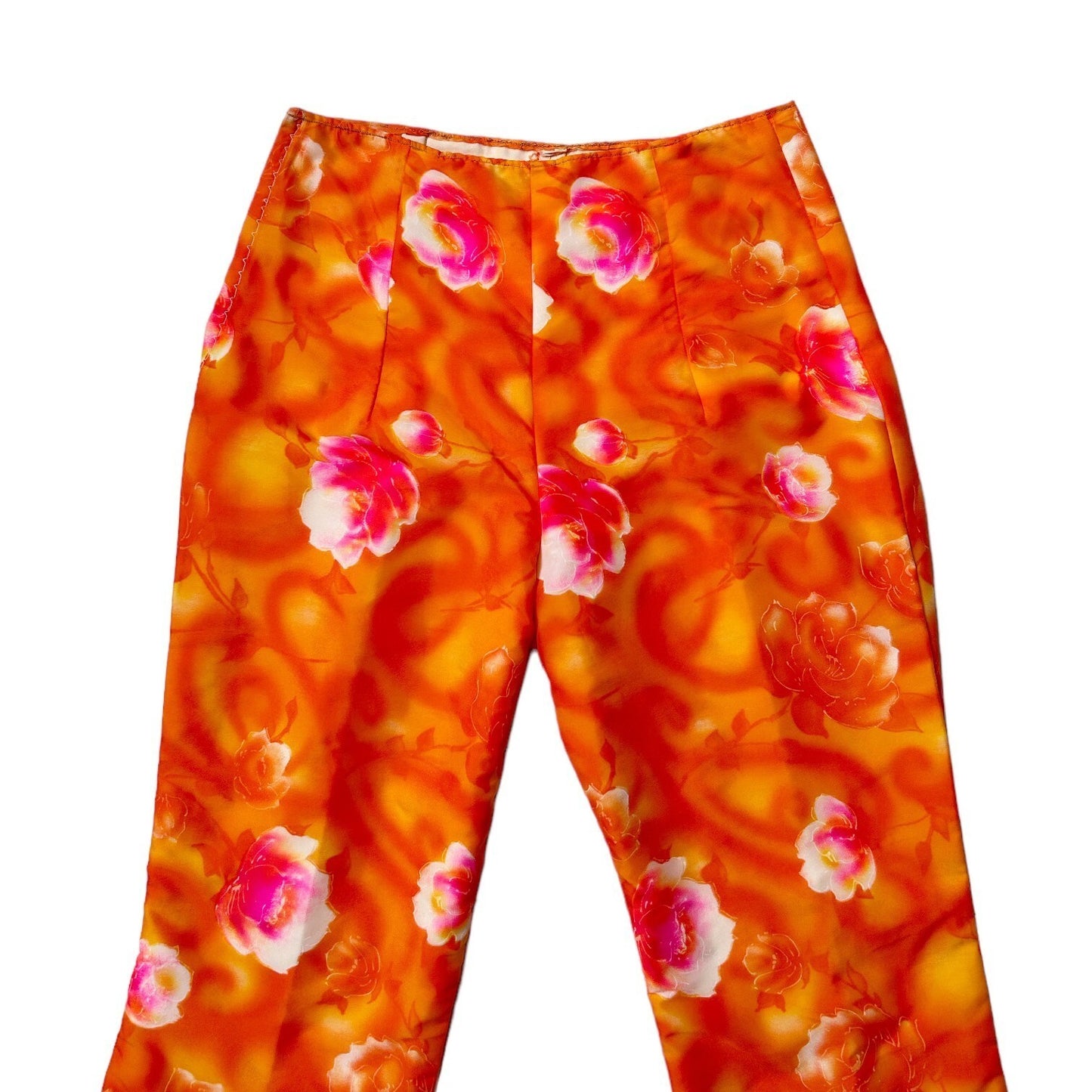 60s vintage psychedelic flare pants.