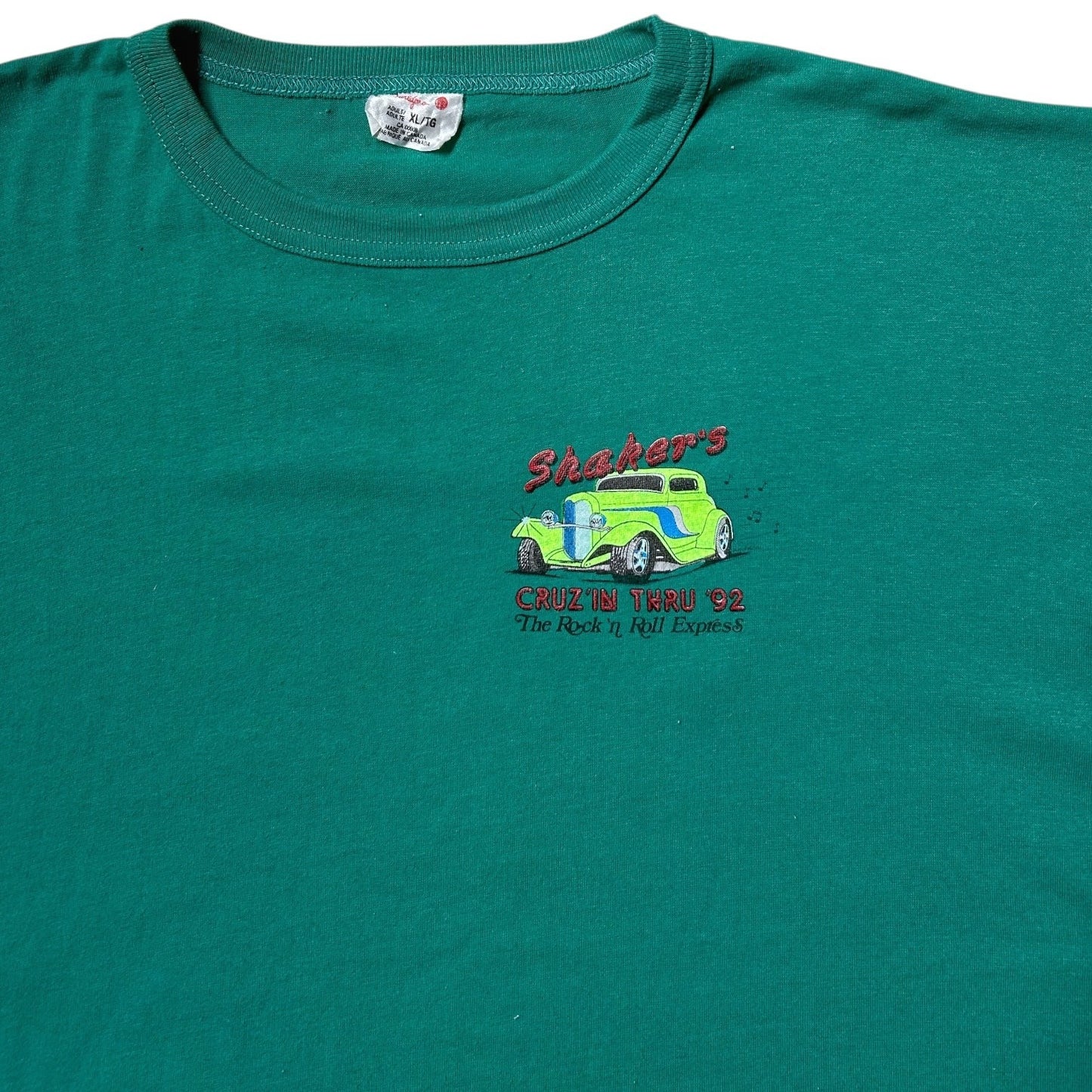 90s vintage Shaker’s Rock ‘n Roll Restaurant t-shirt.