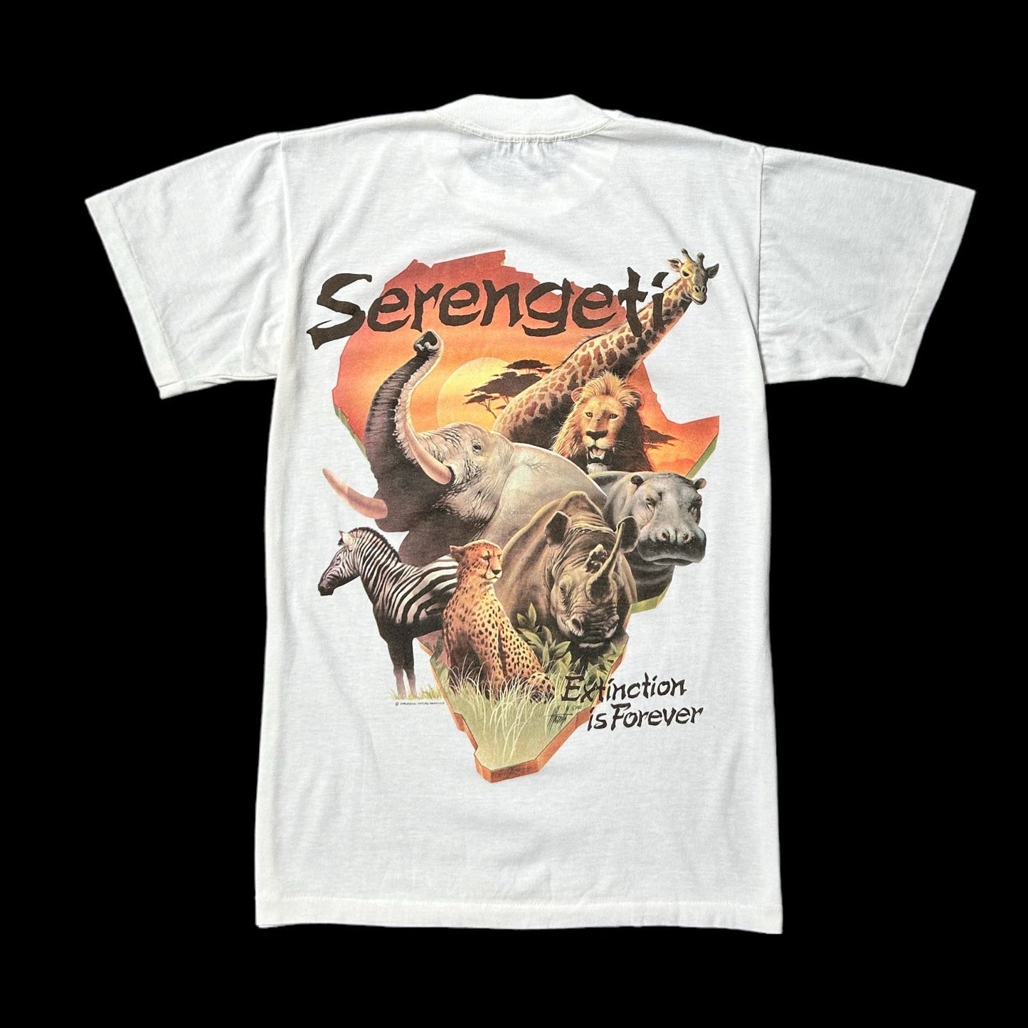 80s Vintage Serengeti Toronto Zoo T-shirt.