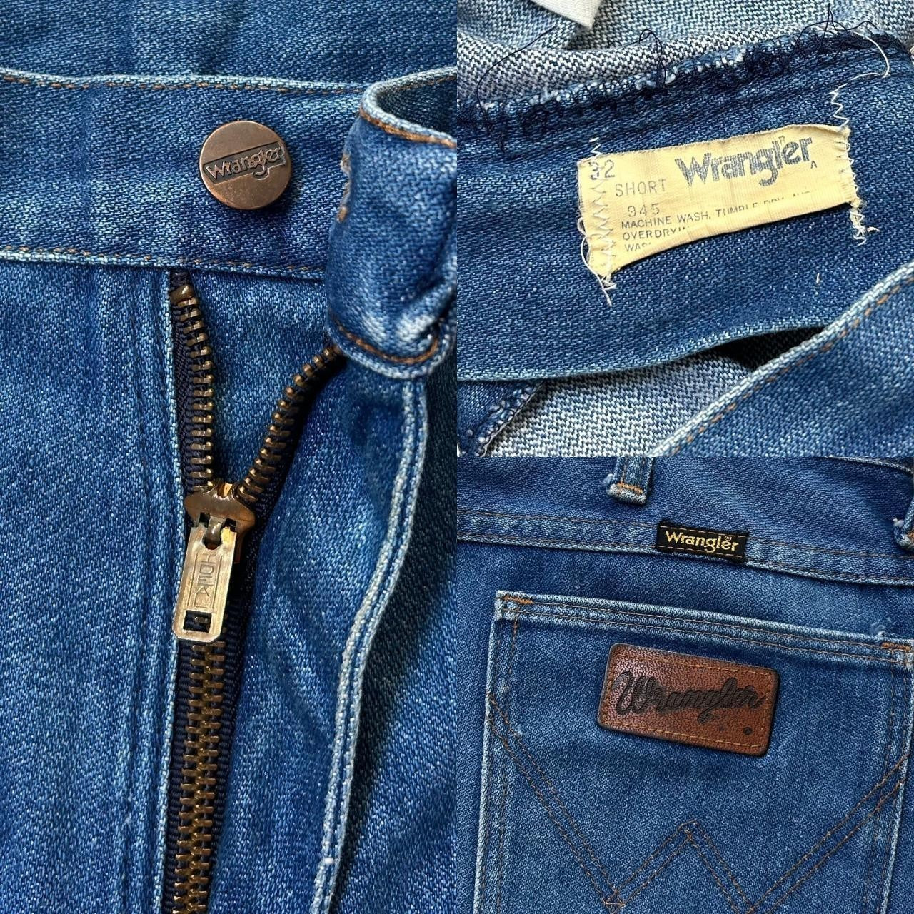 70s vintage highwaisted flare Wrangler jeans, 32 short.
