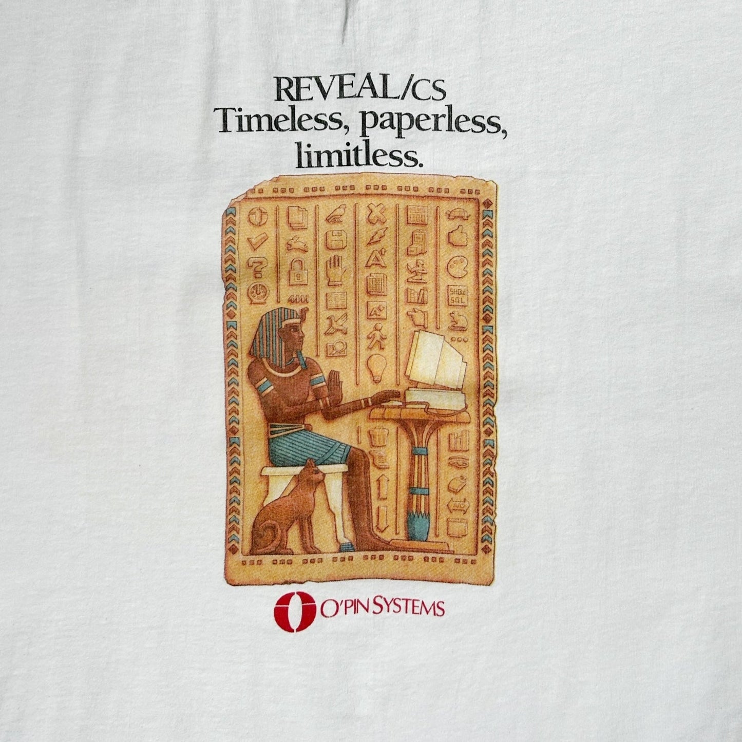 90s Vintage Reveal/CS papyrus t-shirt.