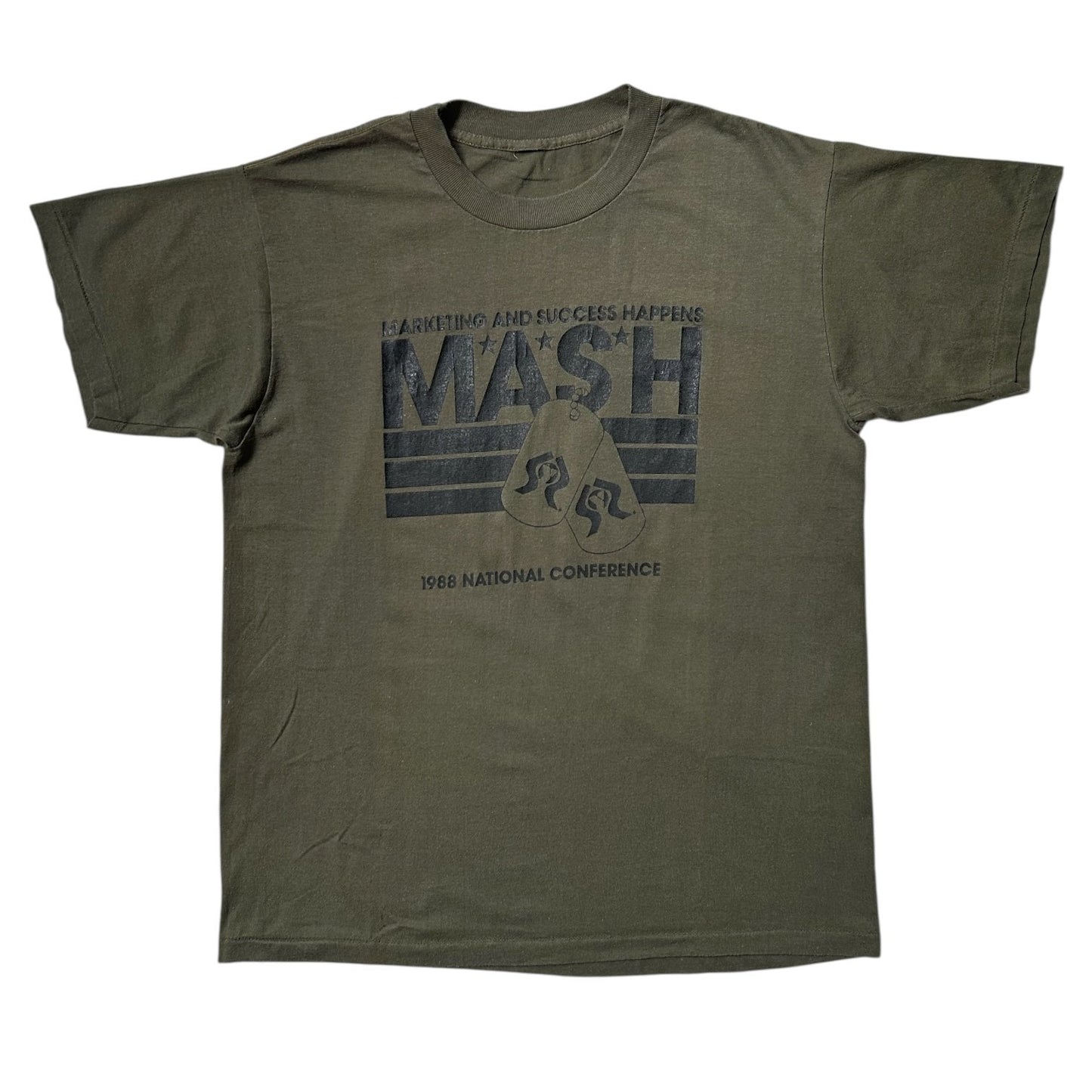 80s vintage MASH 1988 Marketing Conference t-shirt.