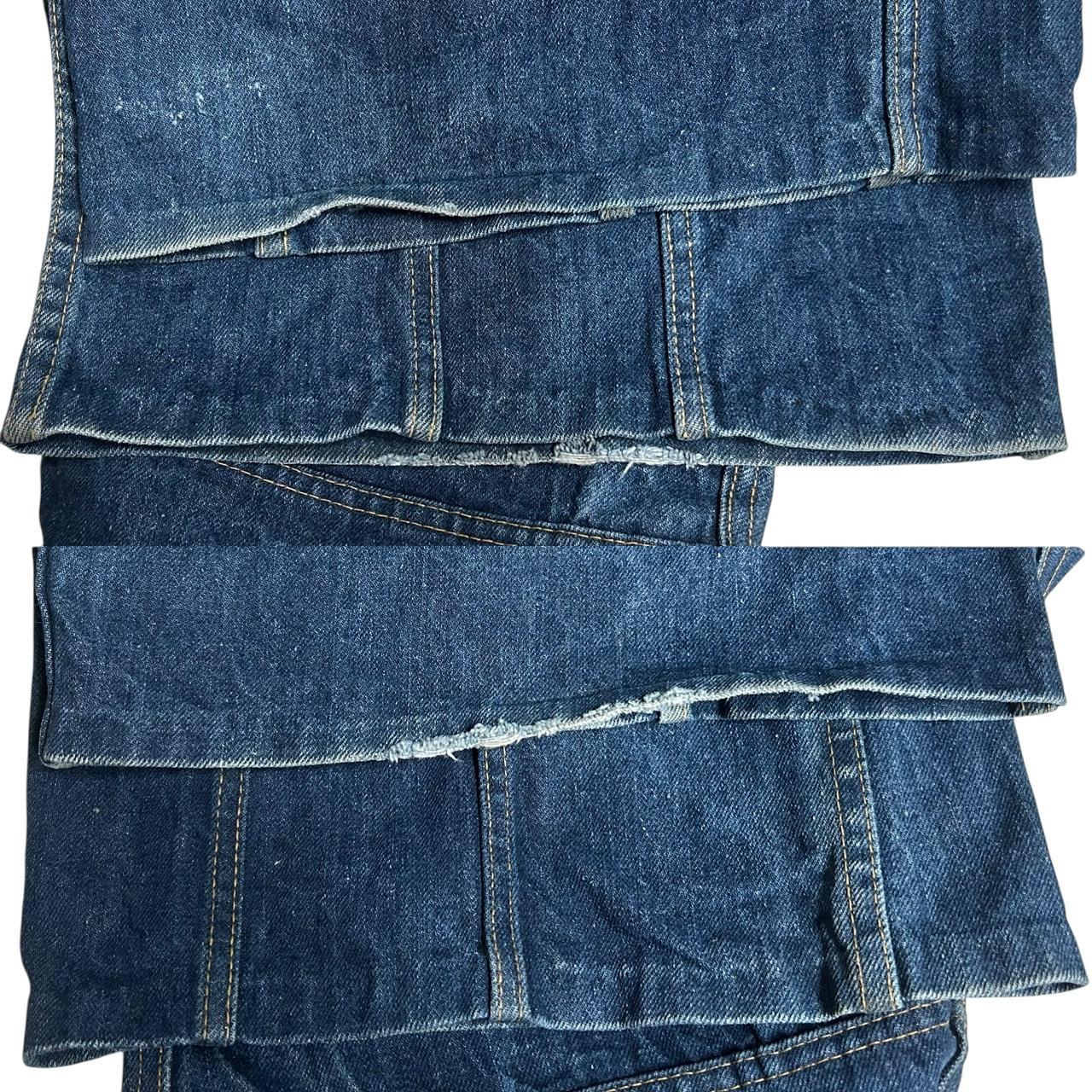 70s vintage Wideleg panelled jeans.