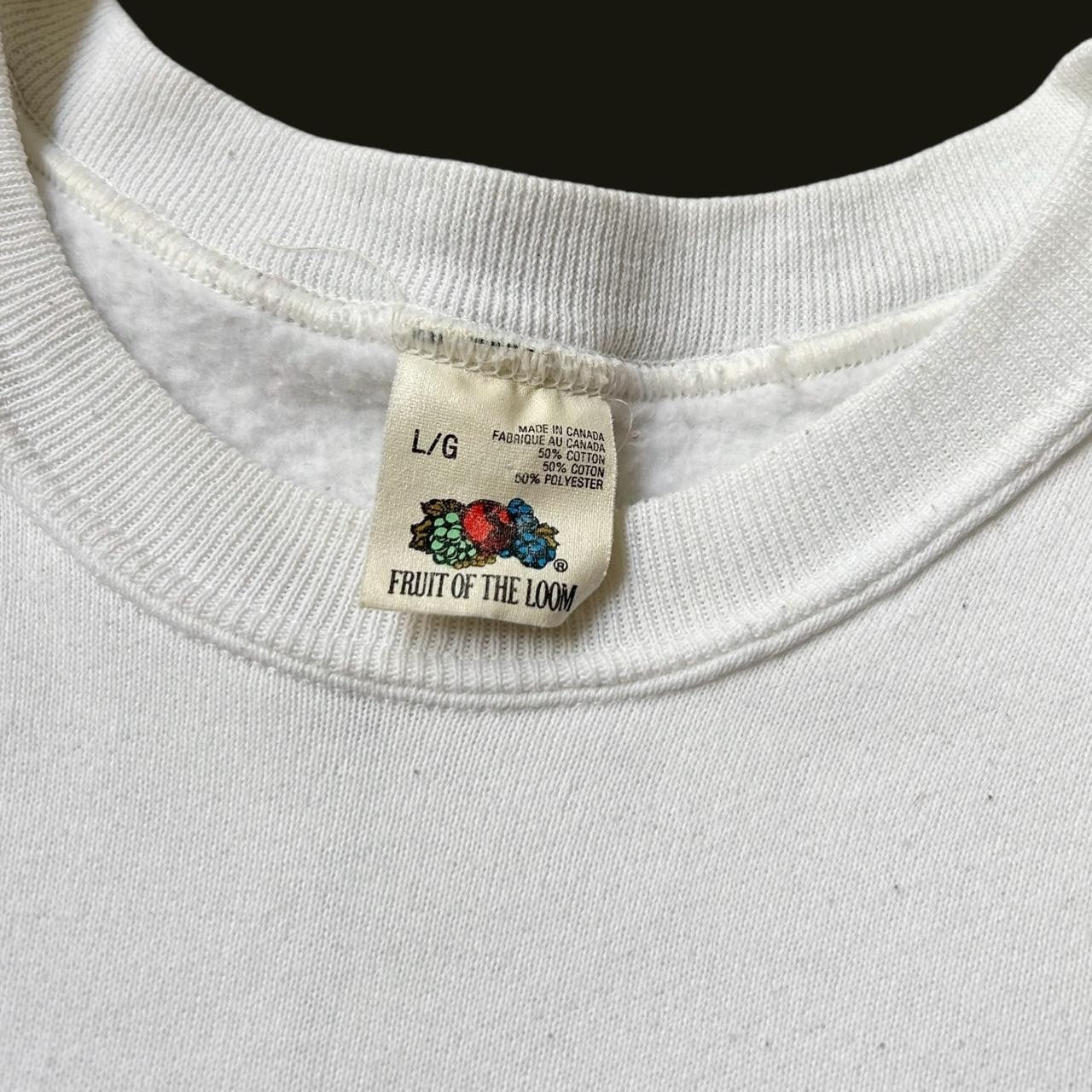 90s vintage Campbell's Soup white crewneck sweatshirt.