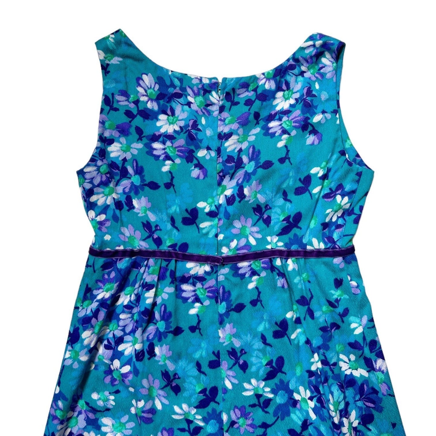 70s Vintage Hawaiian Empire Waist Daisy Dress.