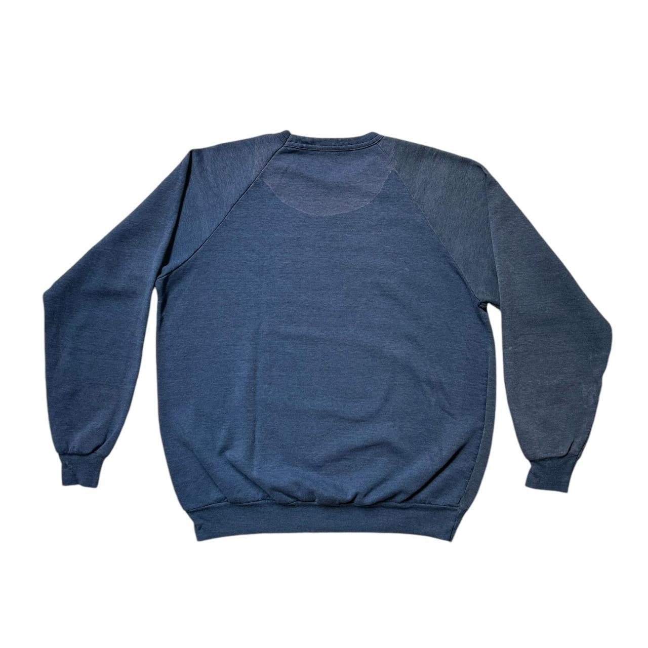70s vintage faded "Joe" embroidered sweatshirt.