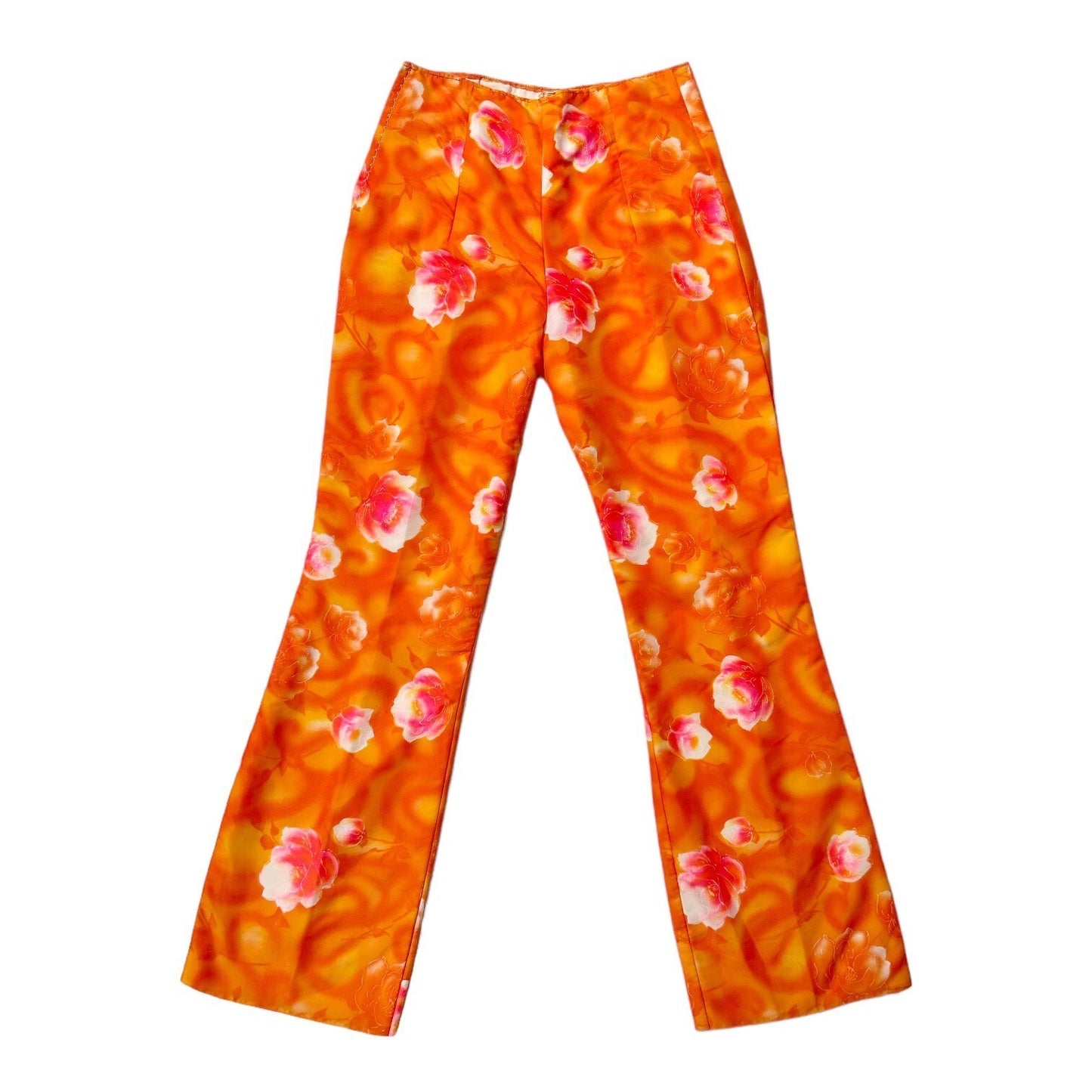 60s vintage psychedelic flare pants.